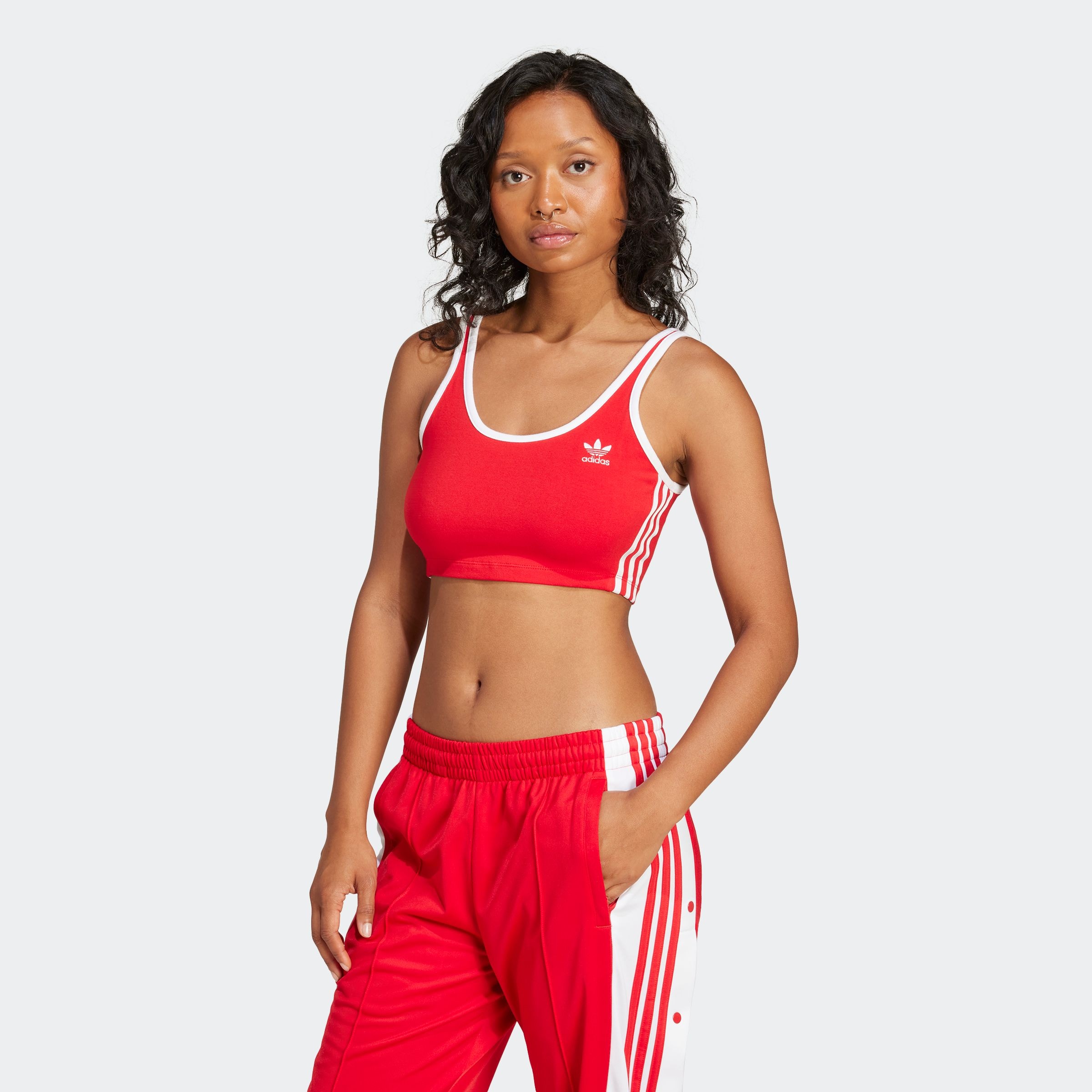 adidas Originals Tanktop "3S BRA TOP" sportliche Schnittform, aus Baumwolle günstig online kaufen