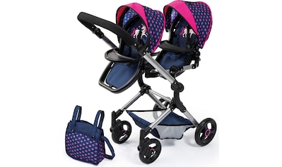 Zwillingspuppenwagen »Twin Neo, blau/pink«