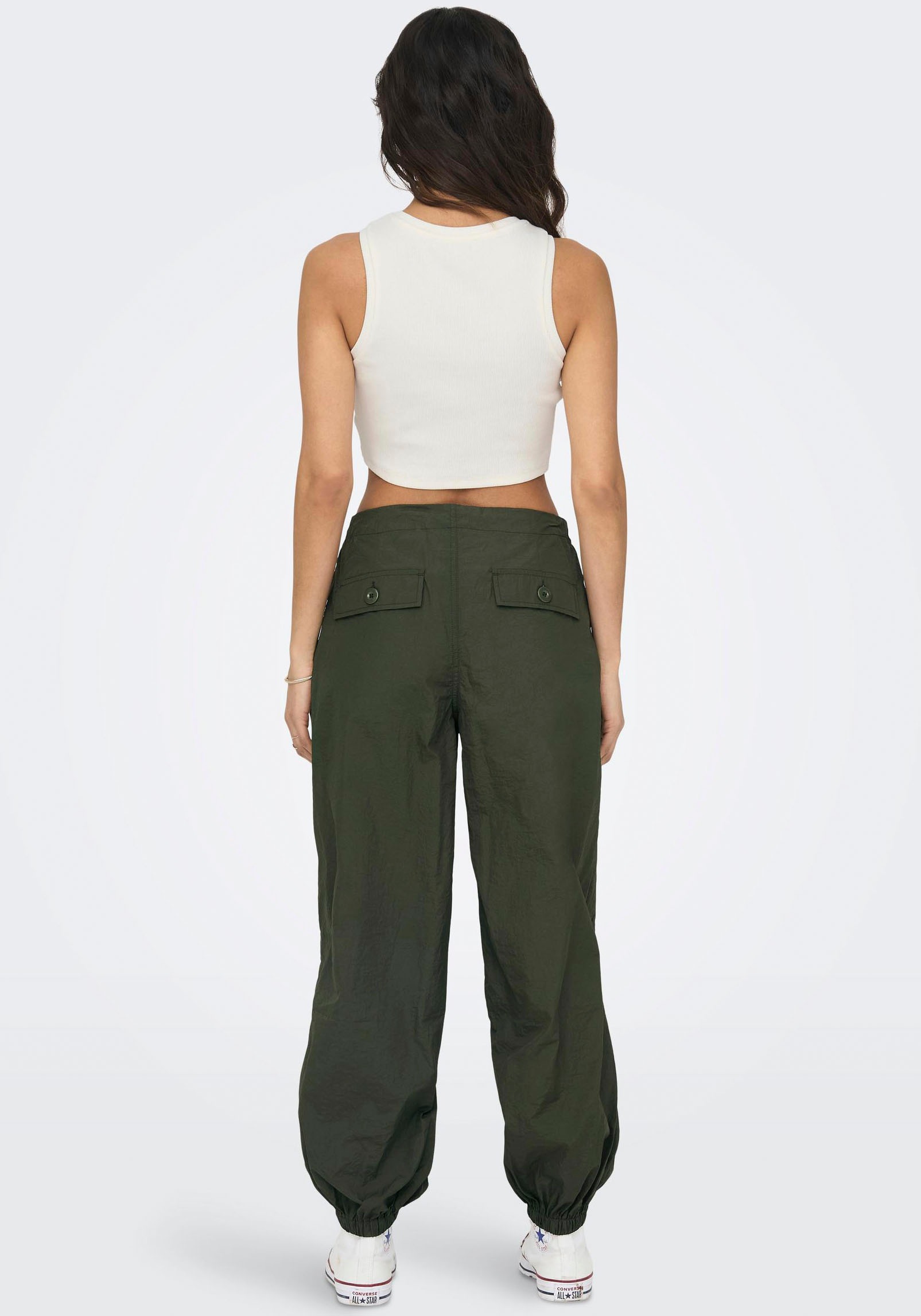 ONLY Tanktop »ONLVILMA S/L CROPPED TANK TOP JRS NOOS«