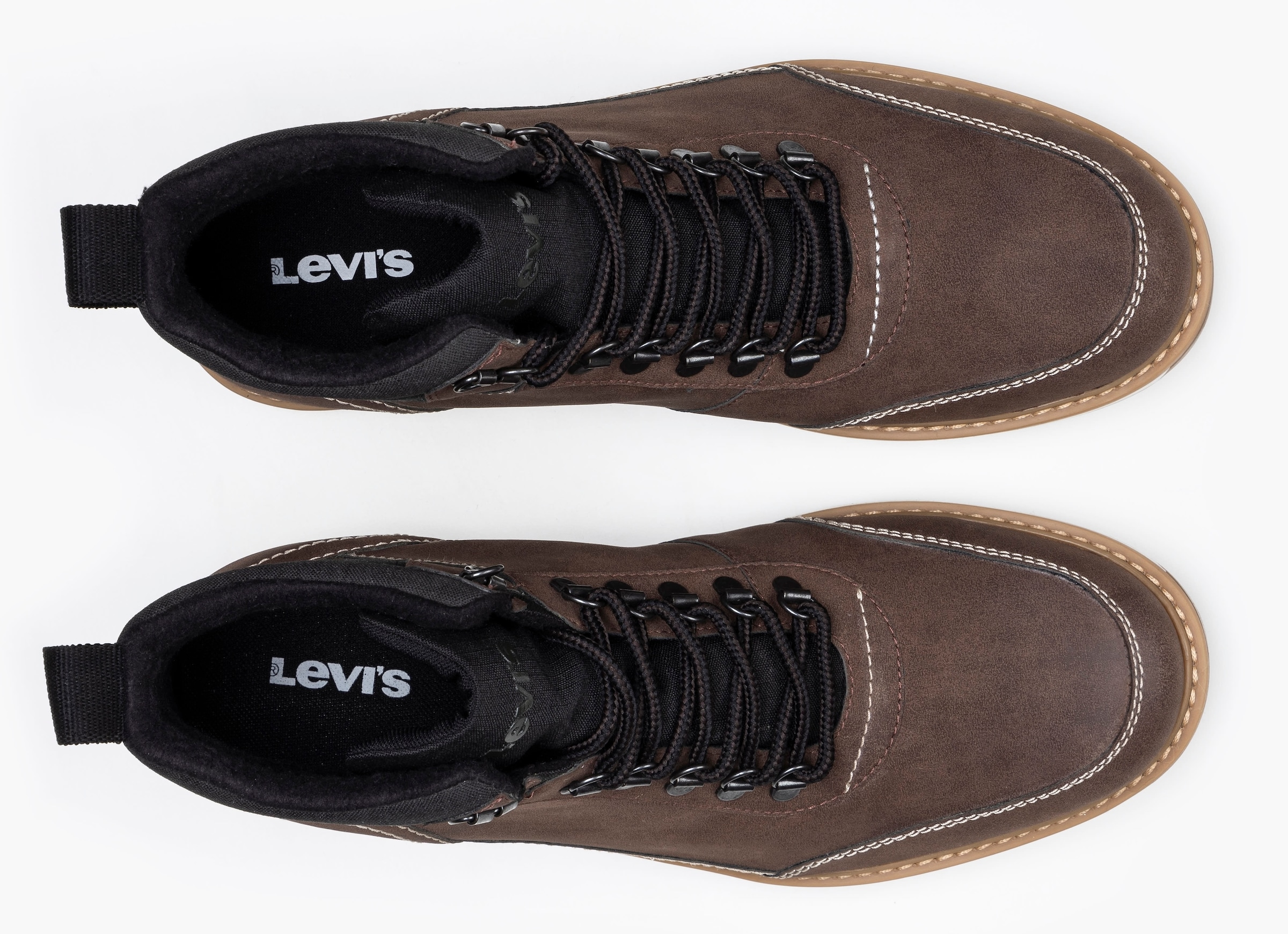 Levi's® Schnürboots »AXEL«, Outdoorschuh, Schnürschuh, High Top-Sneaker mit Schaftrandpolsterung