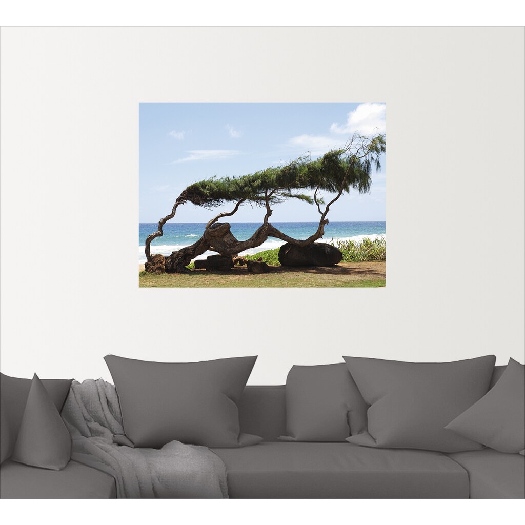 Artland Wandbild »Landschaft, Hawaii«, Strand, (1 St.), als Alubild, Leinwandbild, Wandaufkleber oder Poster in versch. Größen