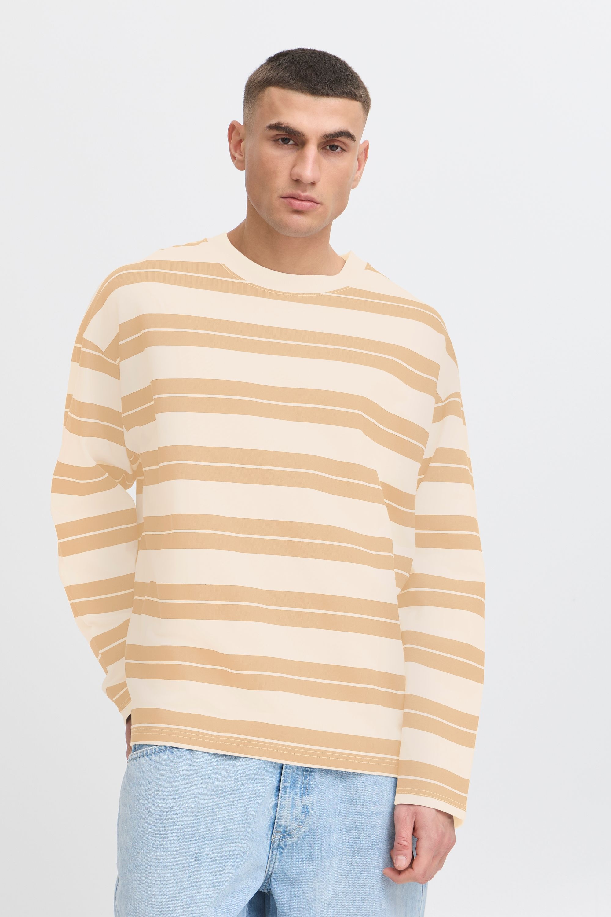 Thumbnail - Solid Longpullover "Sweater SDPEACE"