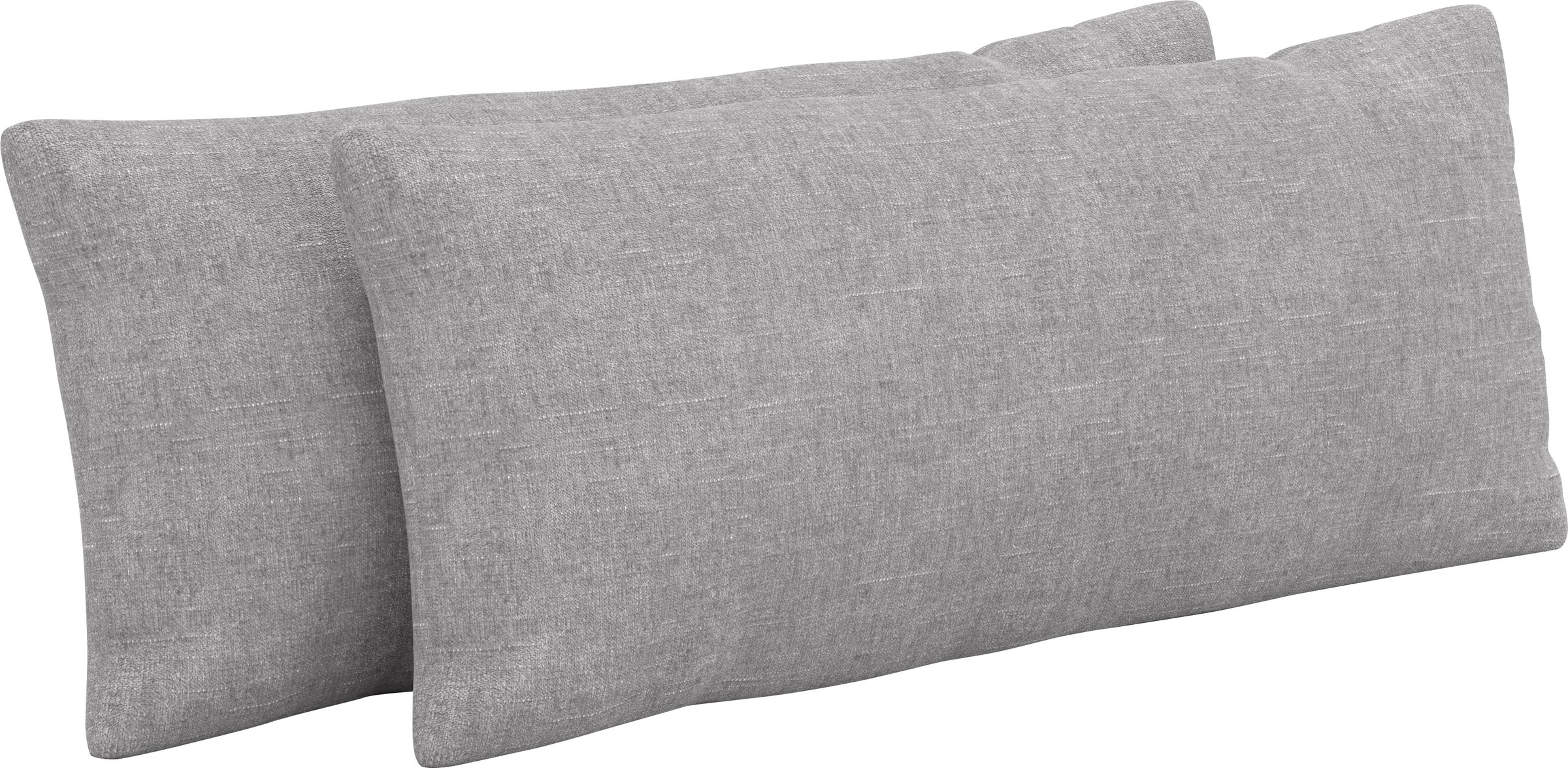 Auflagekissen SIT & MORE "Emely", grau (hellgrau), B:65cm H:25cm T:10cm, 100% Polyester, Polsterauflagen
