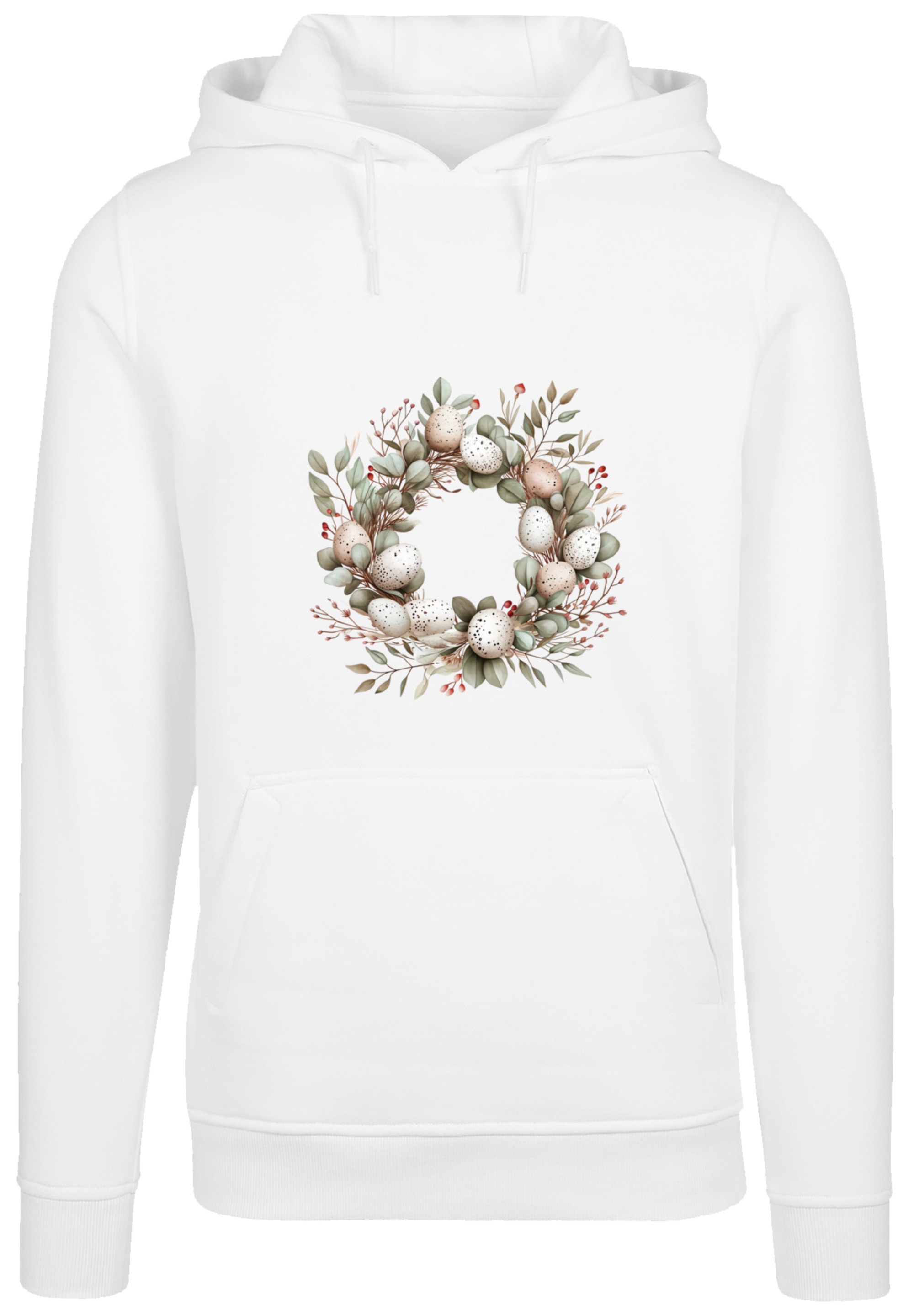 F4NT4STIC Kapuzenpullover »Osterkranz Eierkranz Blumenring«, Premium Qualität