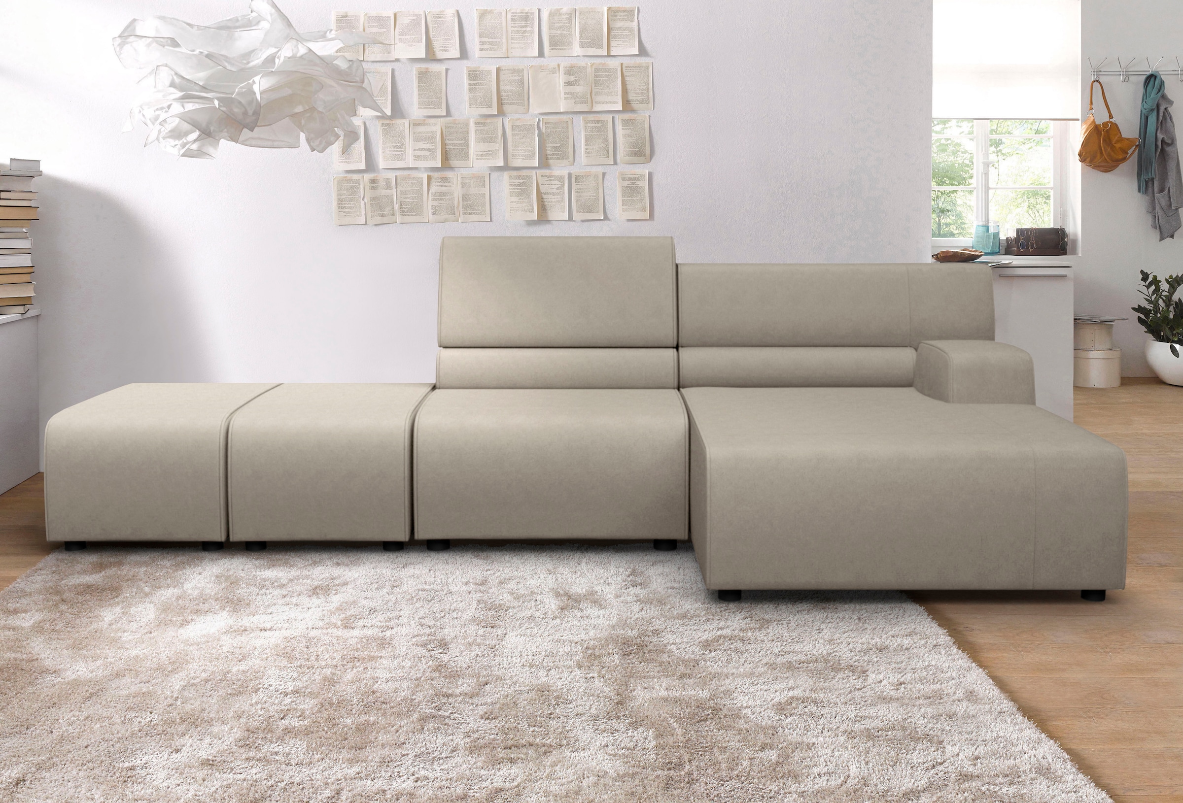 Egoitaliano Ecksofa "Babouche, Designsofa mit außergewöhnlichem Sitzkomfort günstig online kaufen