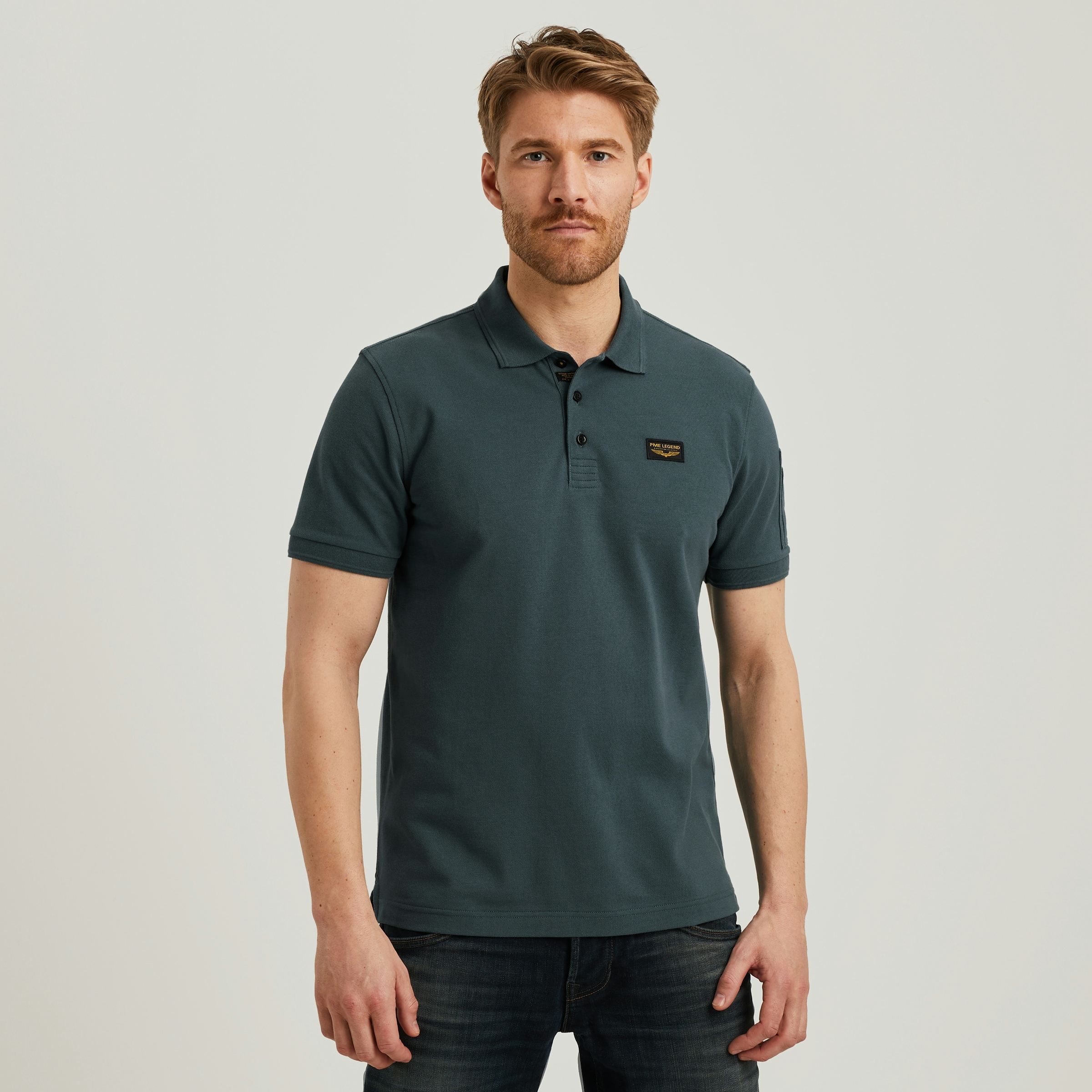 PME LEGEND Poloshirt, mit Logostickerei