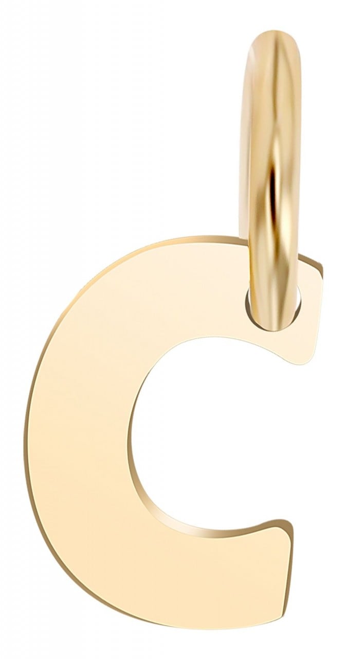 Adelia's Letter Pendant 375 Gold Gold