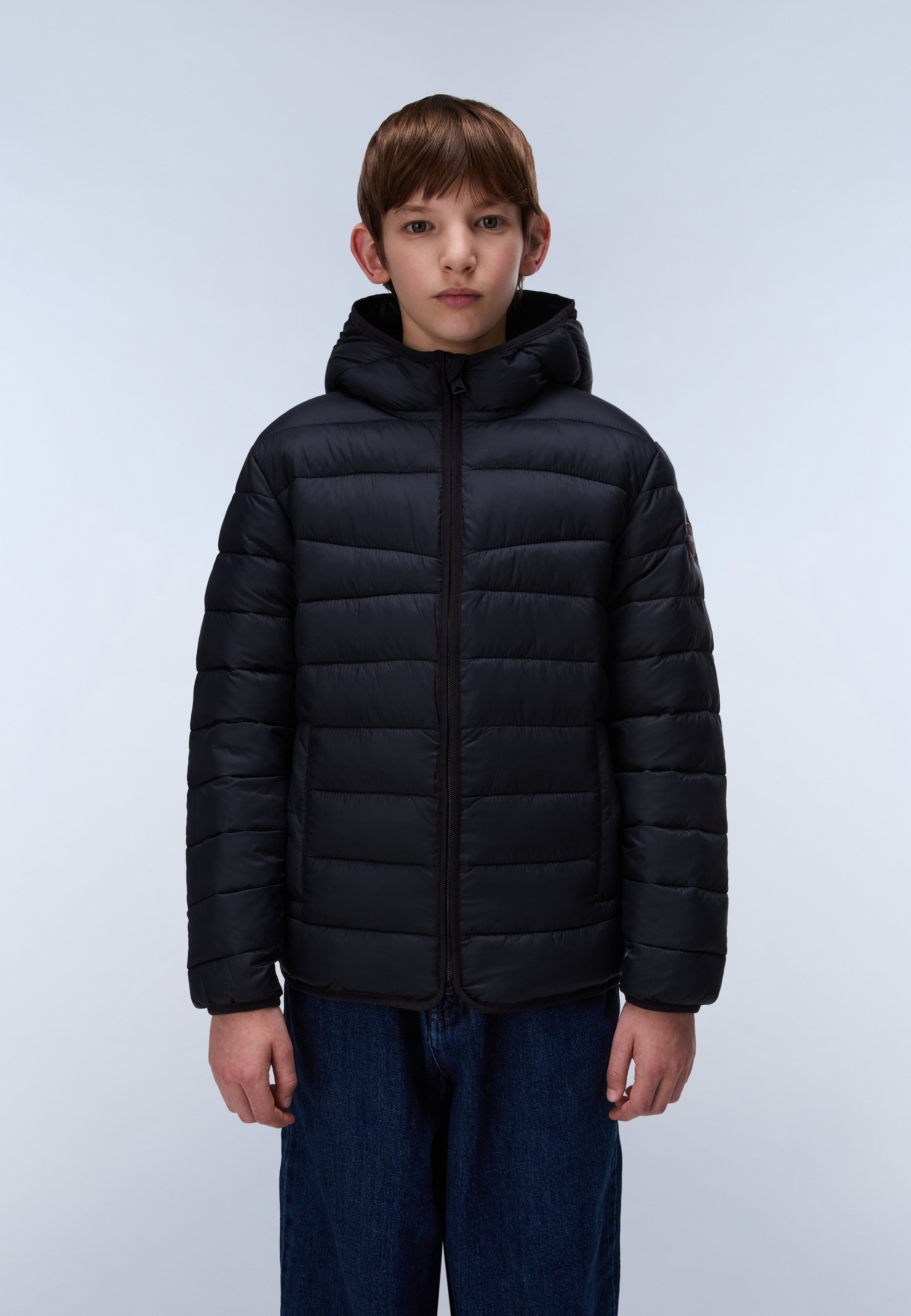 Napapijri Steppjacke "K AERONS H 3 BLACK BEAUTY" für Kinder von 10 bis 16 Jahren