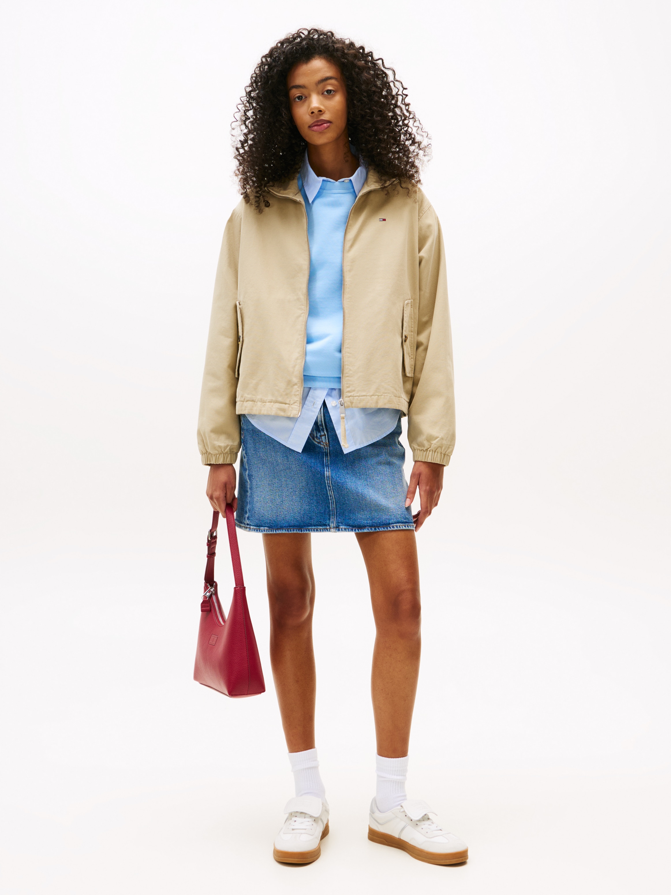 Tommy Jeans Blouson »TJW REG ZIP COTTON JACKET EXT«