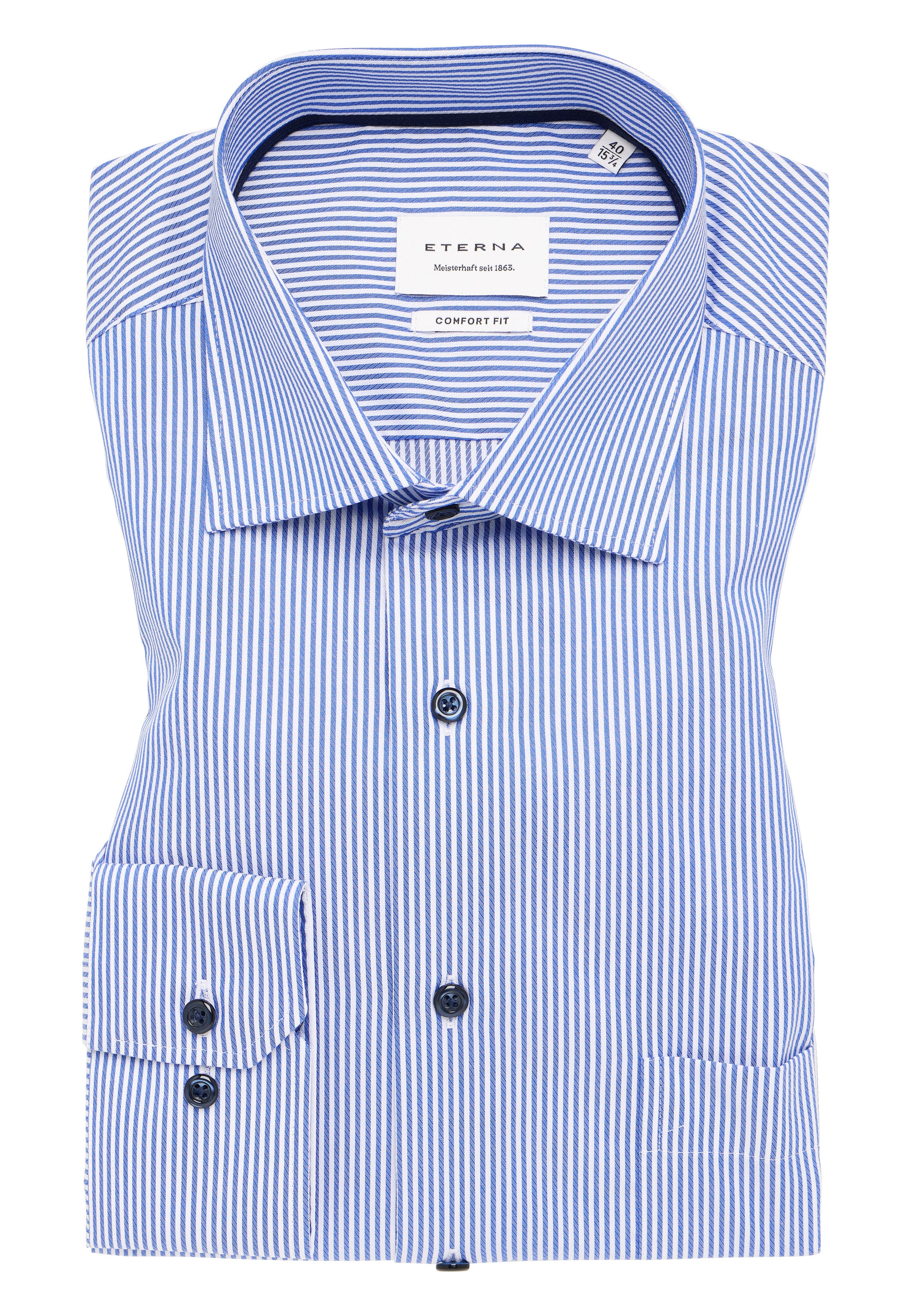 Eterna Langarmhemd »COMFORT FIT«, NON IRON (bügelfrei)