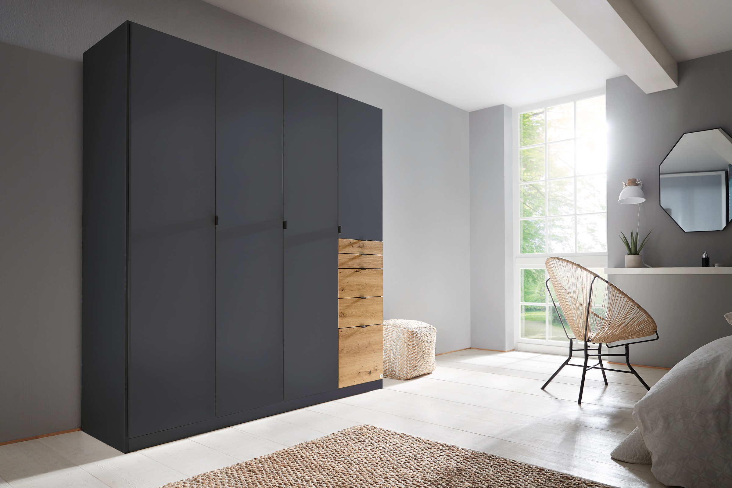 rauch Drehtürenschrank "Kleiderschrank Schrank Garderobe Wäscheschrank Ankl günstig online kaufen