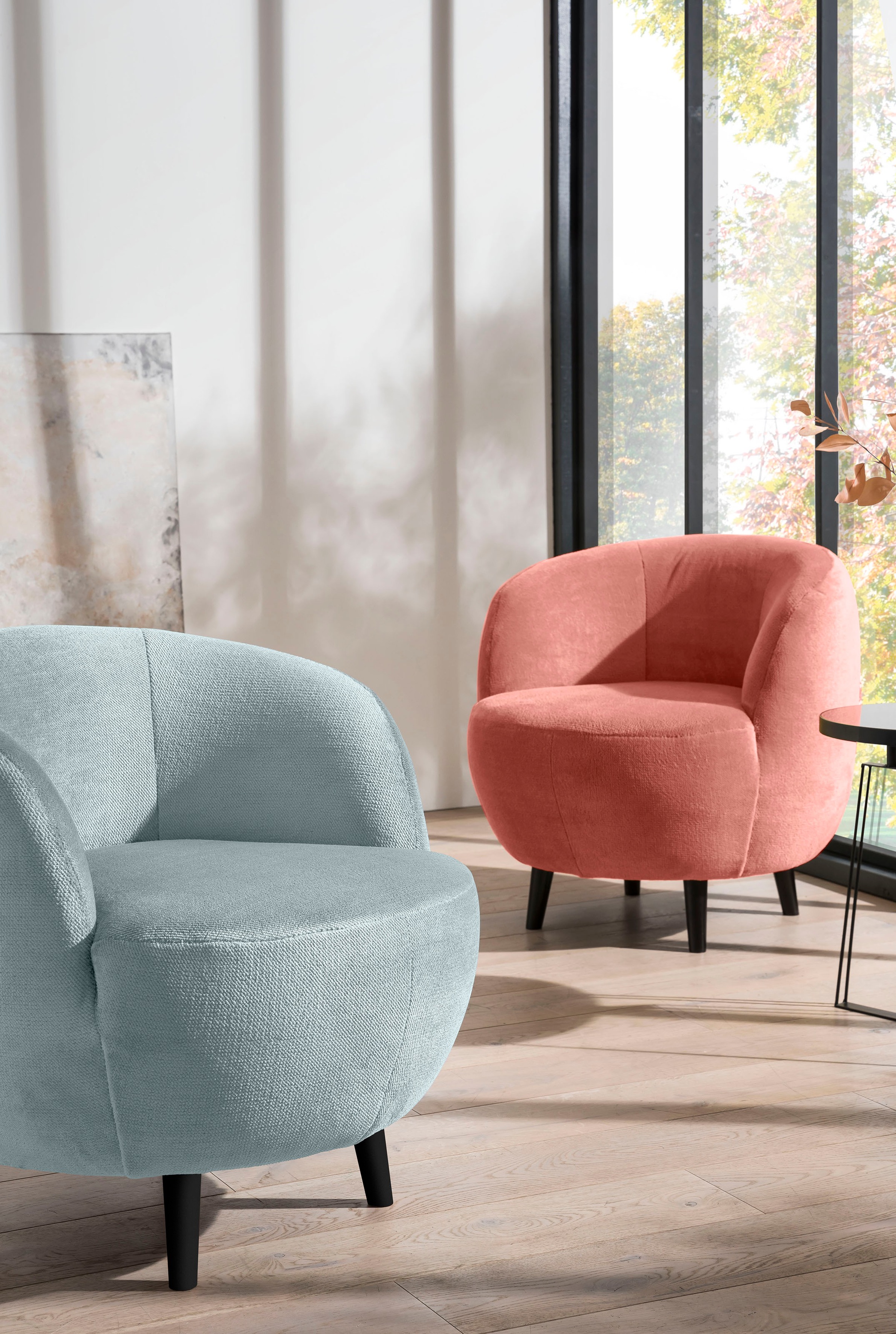 LOOKS by Wolfgang Joop Sessel »LOOKS XIV Cocktailsessel« runde Form, perfekt für jeden Wohnraum als Einzelstück