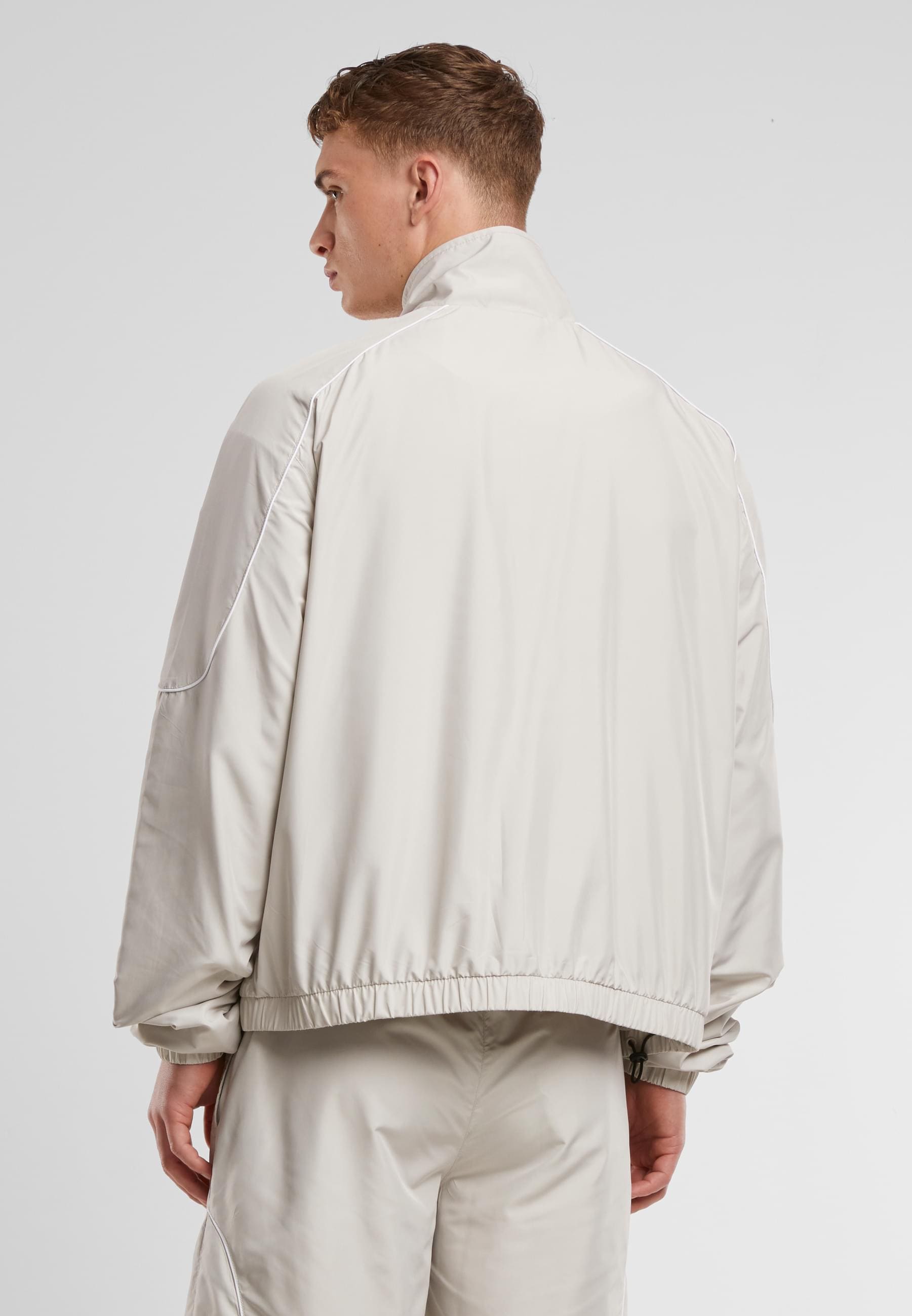 URBAN CLASSICS Trainingsjacke »Urban Classics Piped Panel Trackjacket«, (1 St.), ohne Kapuze