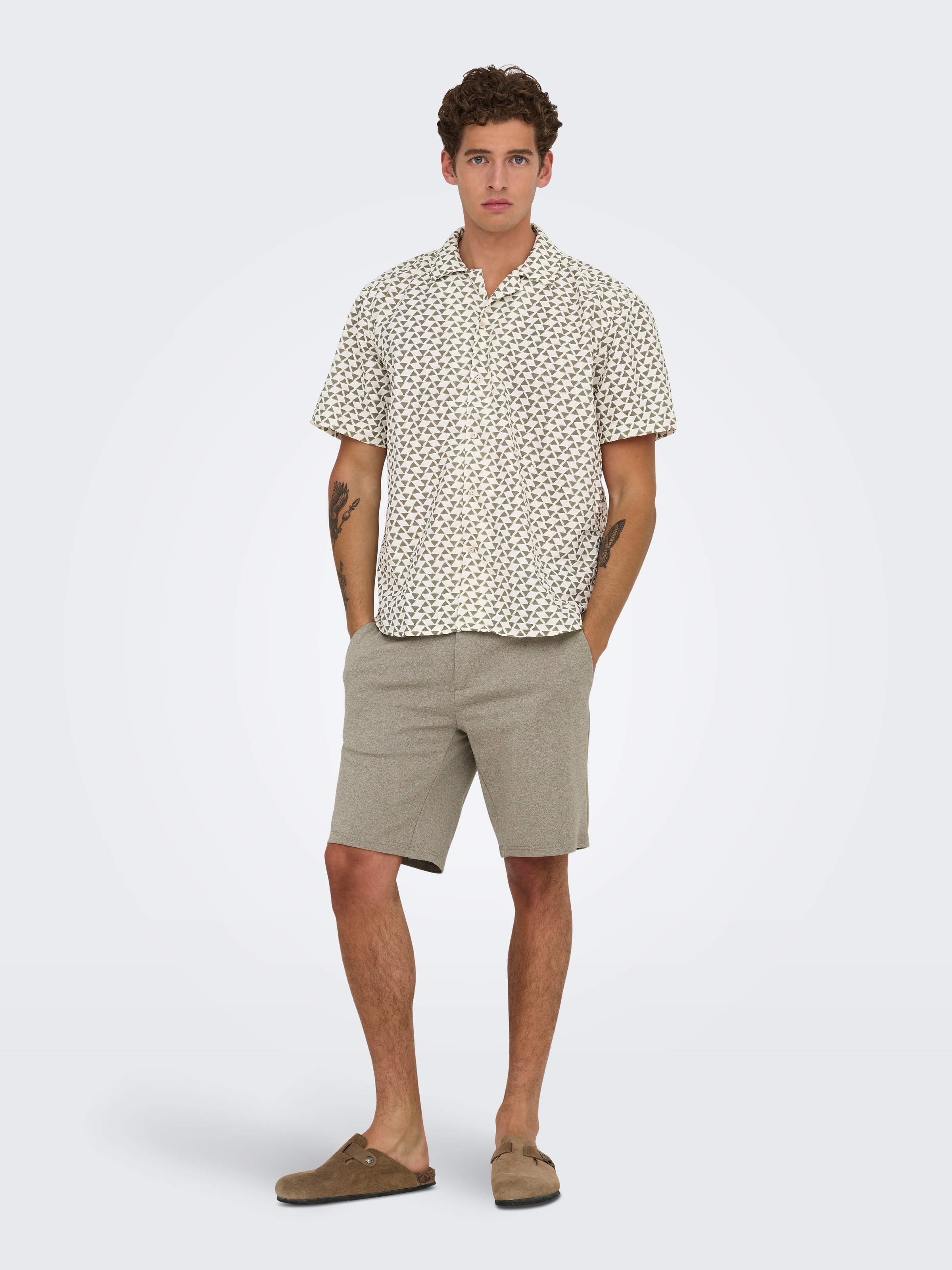 Thumbnail - ONLY & SONS Chinoshorts "ONSMARK 0209 MELANGE SHORTS NOOS"