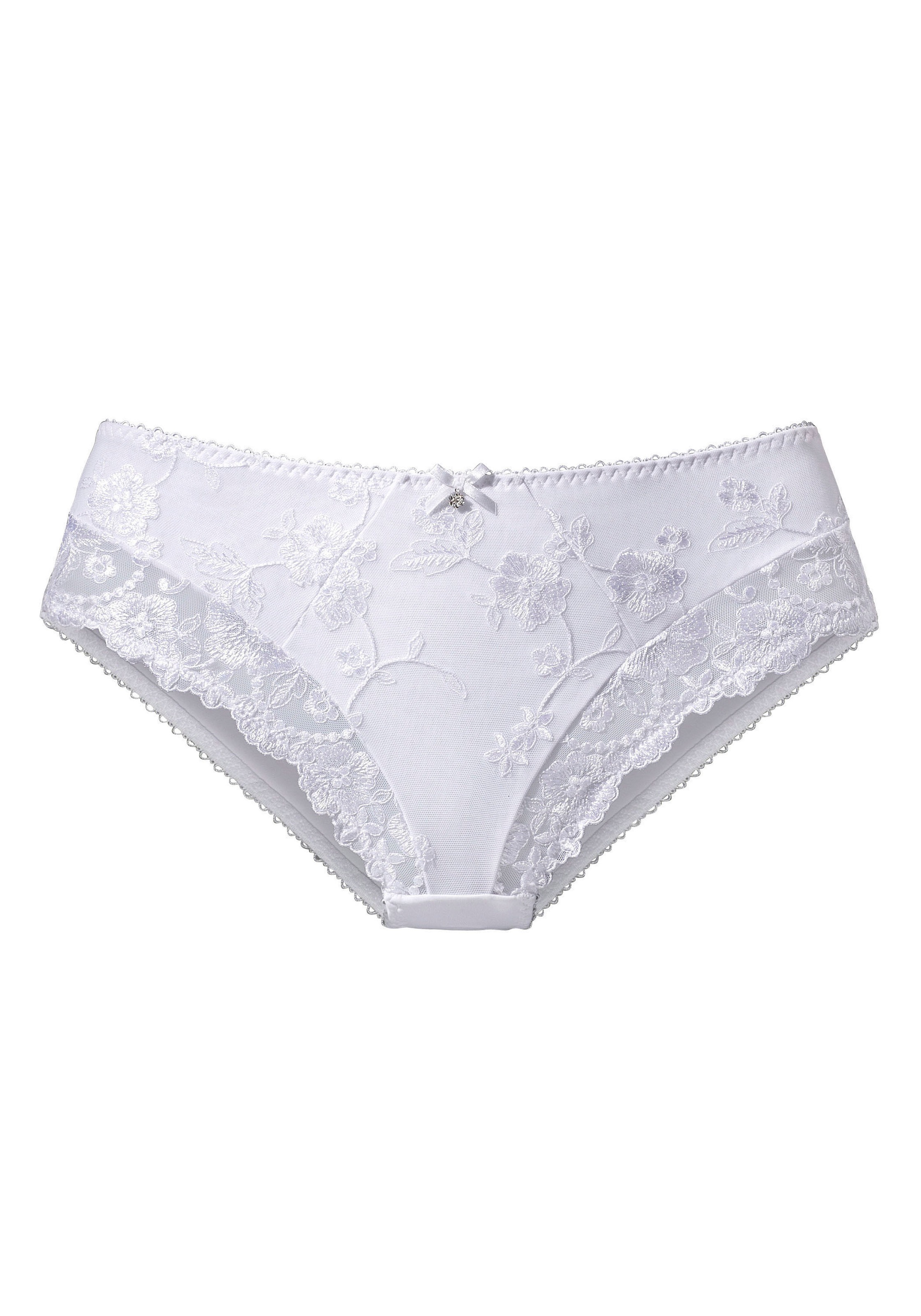 LASCANA "Wanda" in abdeckender Schnittform und Stickerei Spitze günstig online kaufen