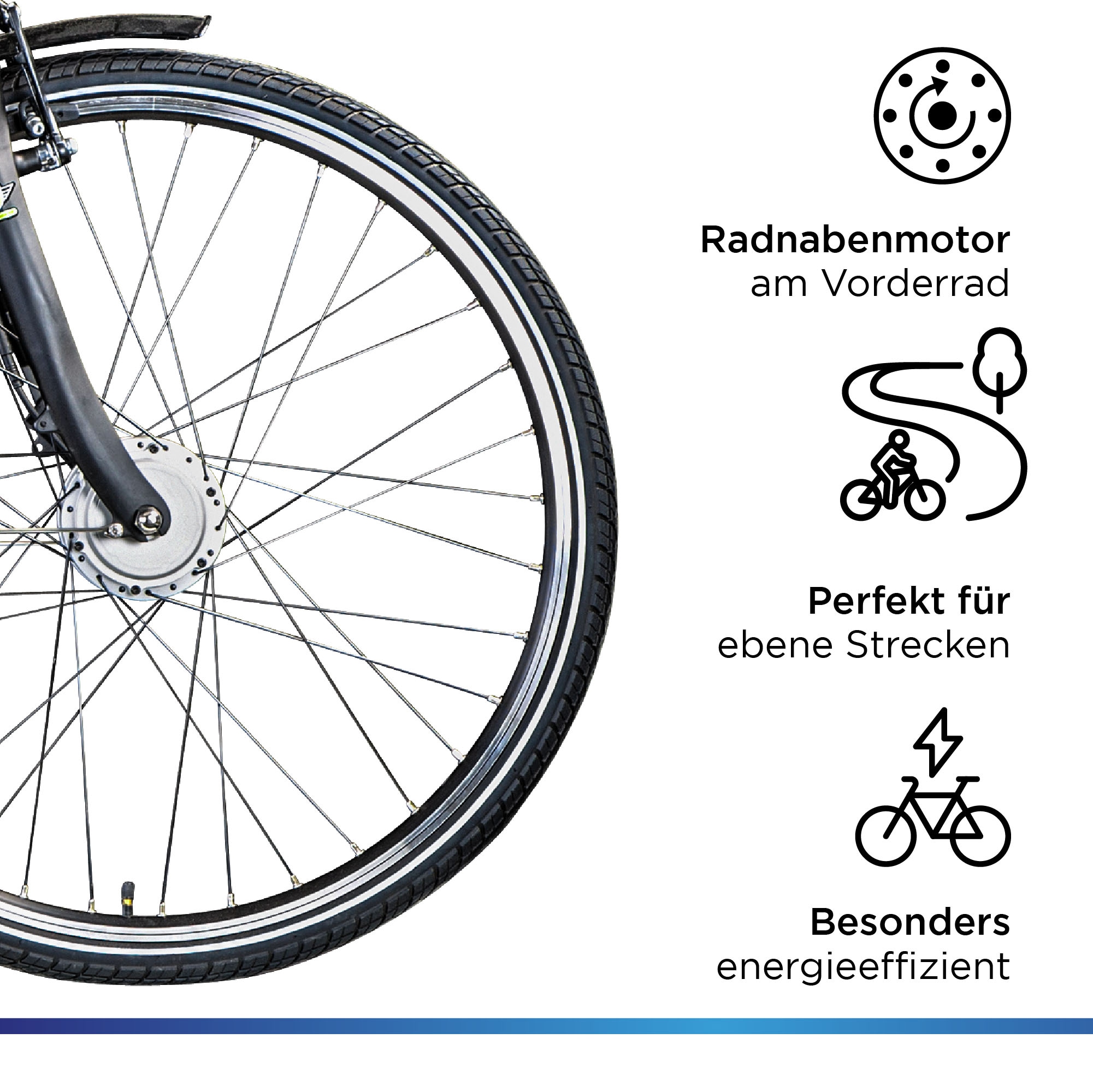 Zündapp E-Bike »Z510«, 3 Gang, Shimano, Nexus SC-3C41, Frontmotor 250 W, (mit Frontkorb), Pedelec, Elektrofahrrad für Damen u. Herren