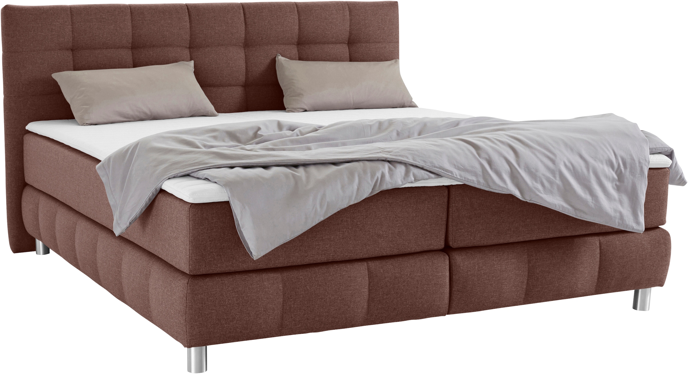 andas Boxspringbett »Salo«, incl. Topper, 6 Breiten, 2 Härtegrade, TFK auch in Härtegrad 4