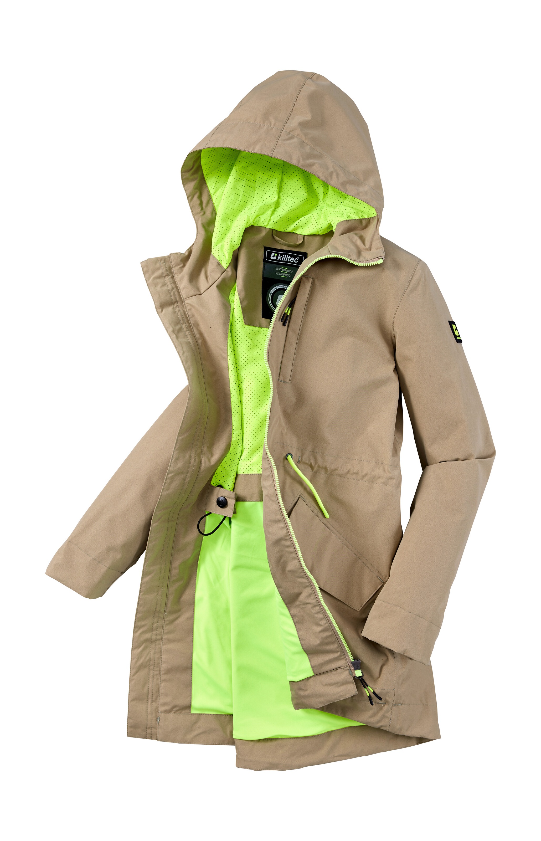 Killtec Parka »KOS 148 GRLS PRK«, Wind- und wasserdichter Parka, reflektierend, PFAS-frei imprägniert