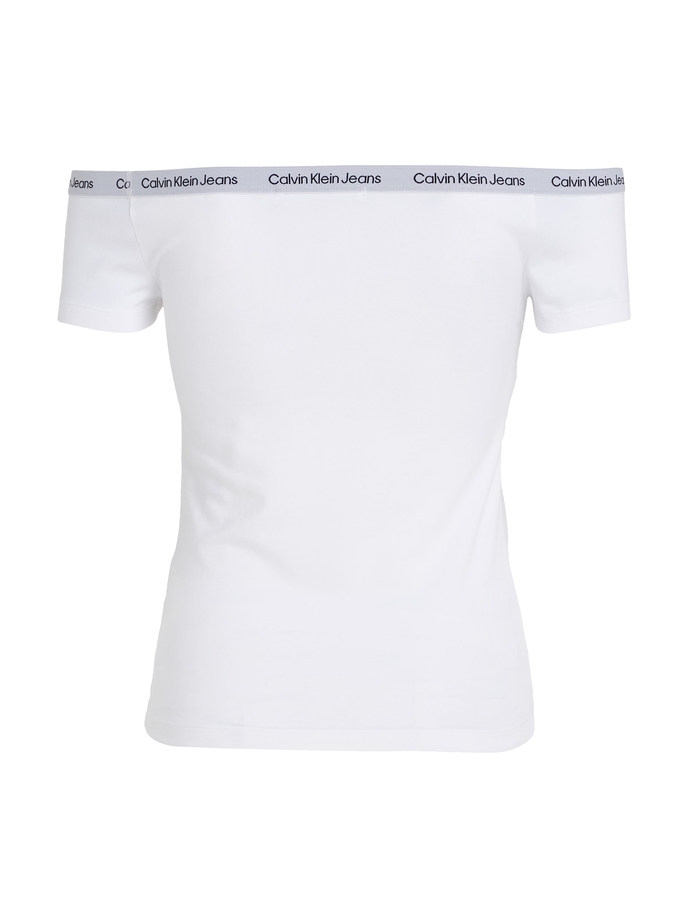 Calvin Klein Jeans T-Shirt »LOGO ELASTIC BARDOT TOP«, mit Logoschriftzug