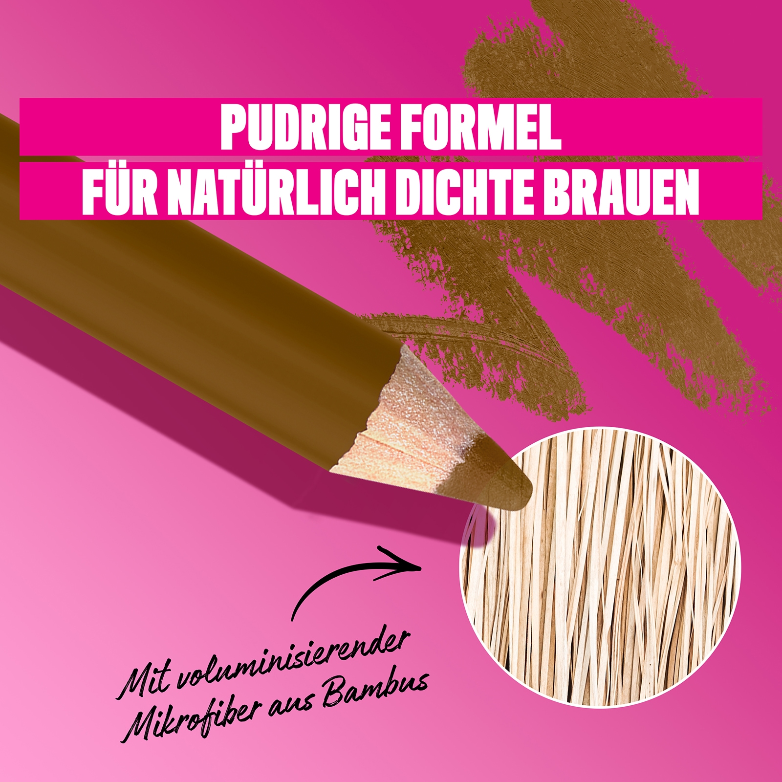 NYX Augenbrauenpflege »Powder Louder Brow Pencil«, mit Mikrofiber