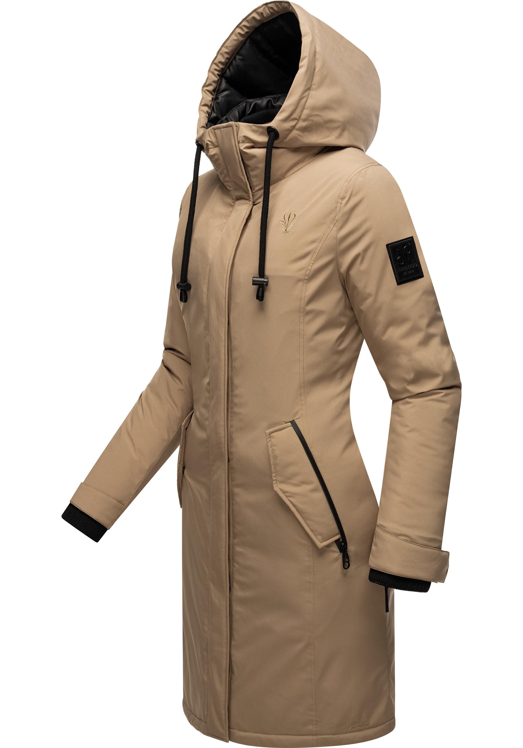Navahoo Wintermantel »Letiziaa«, sportlicher Winterparka mit gefütterter Kapuze