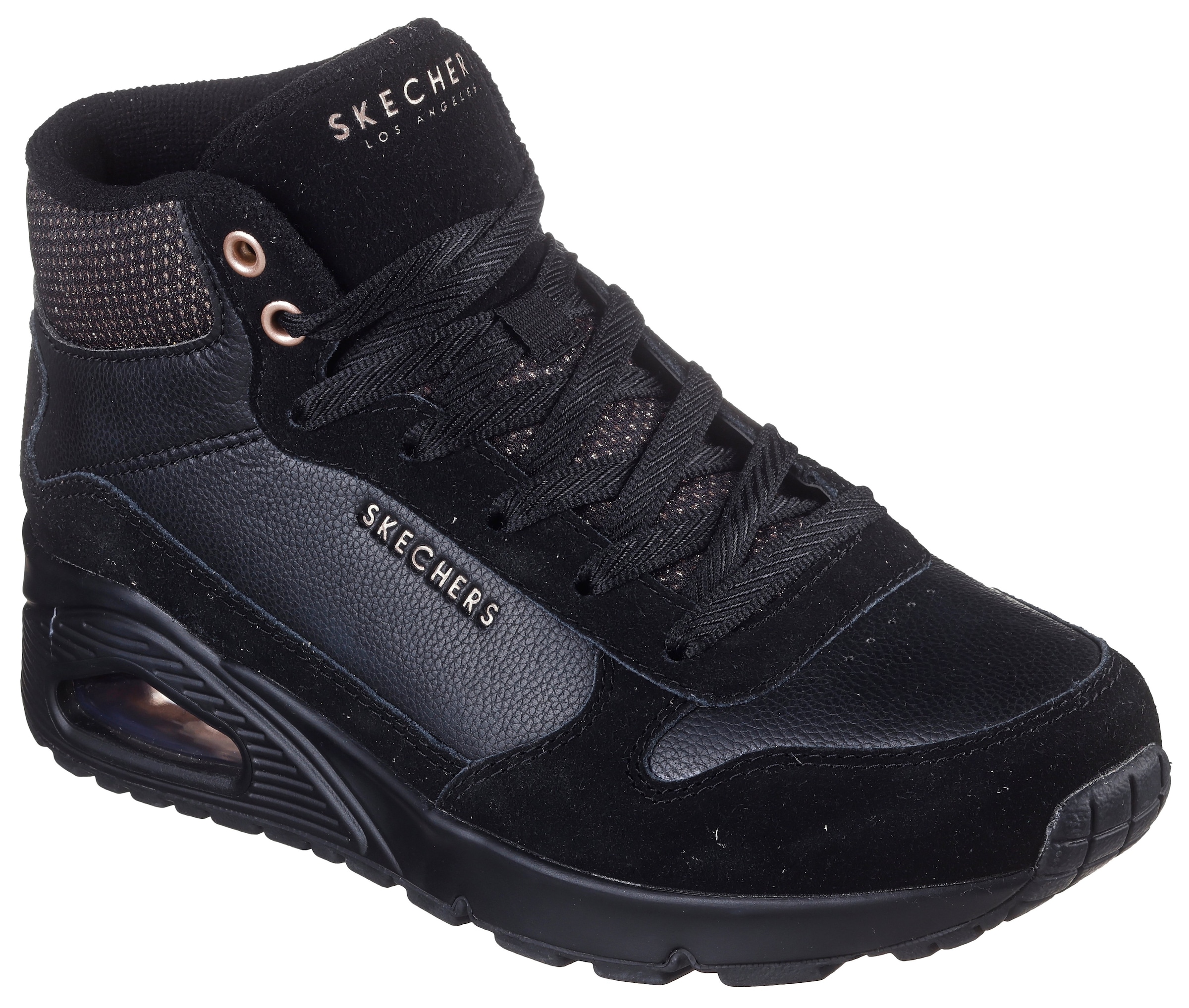 Skechers Keilsneaker "UNO-STACRE SHINE" High Top Sneaker, Schnürboots mit L günstig online kaufen