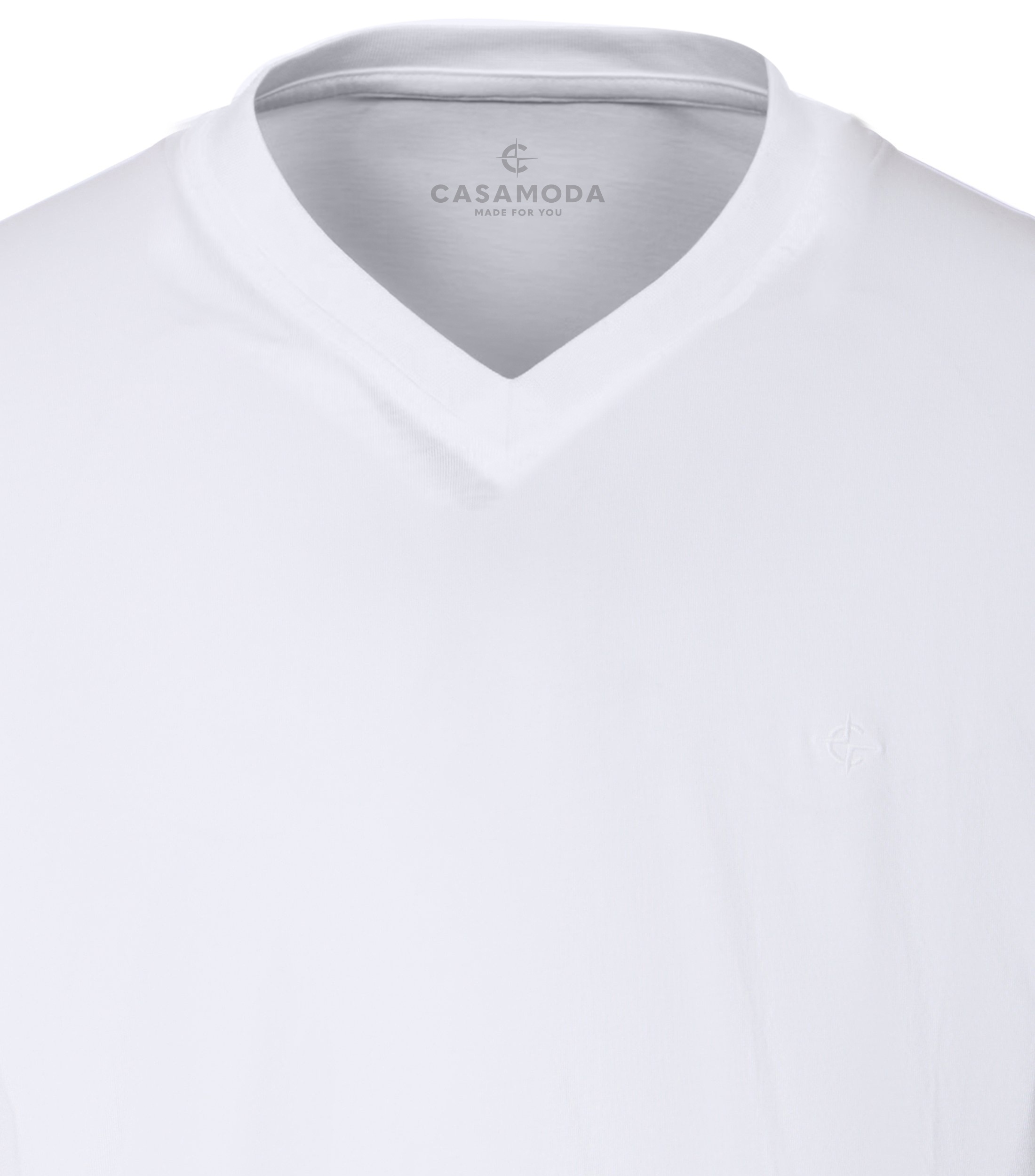 CASAMODA T-Shirt »CASAMODA T-Shirt Doppelpack uni«
