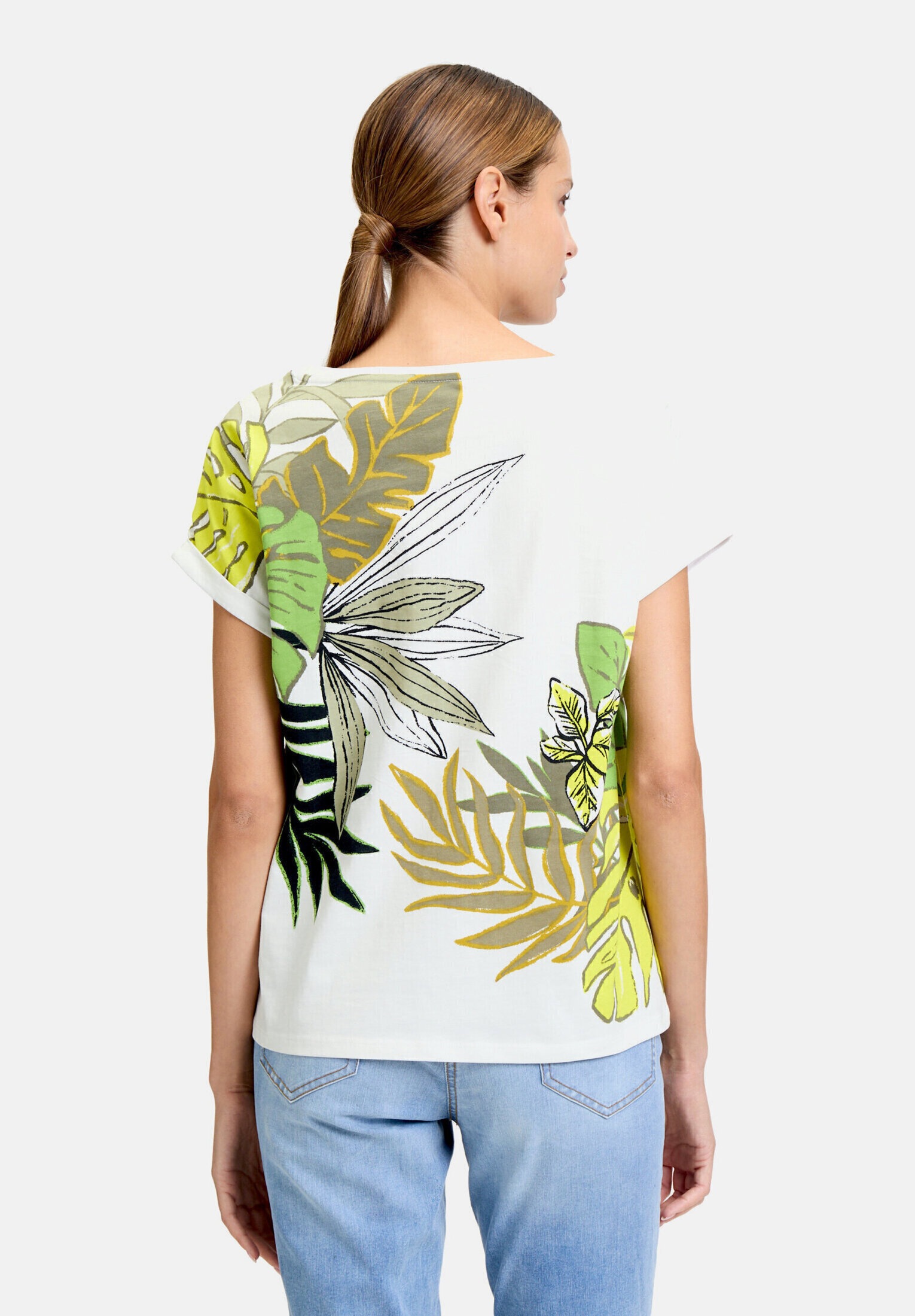 Betty Barclay Kurzarmshirt »Damen mit Ärmelaufschlag« 1 Stk. Glitzersteine