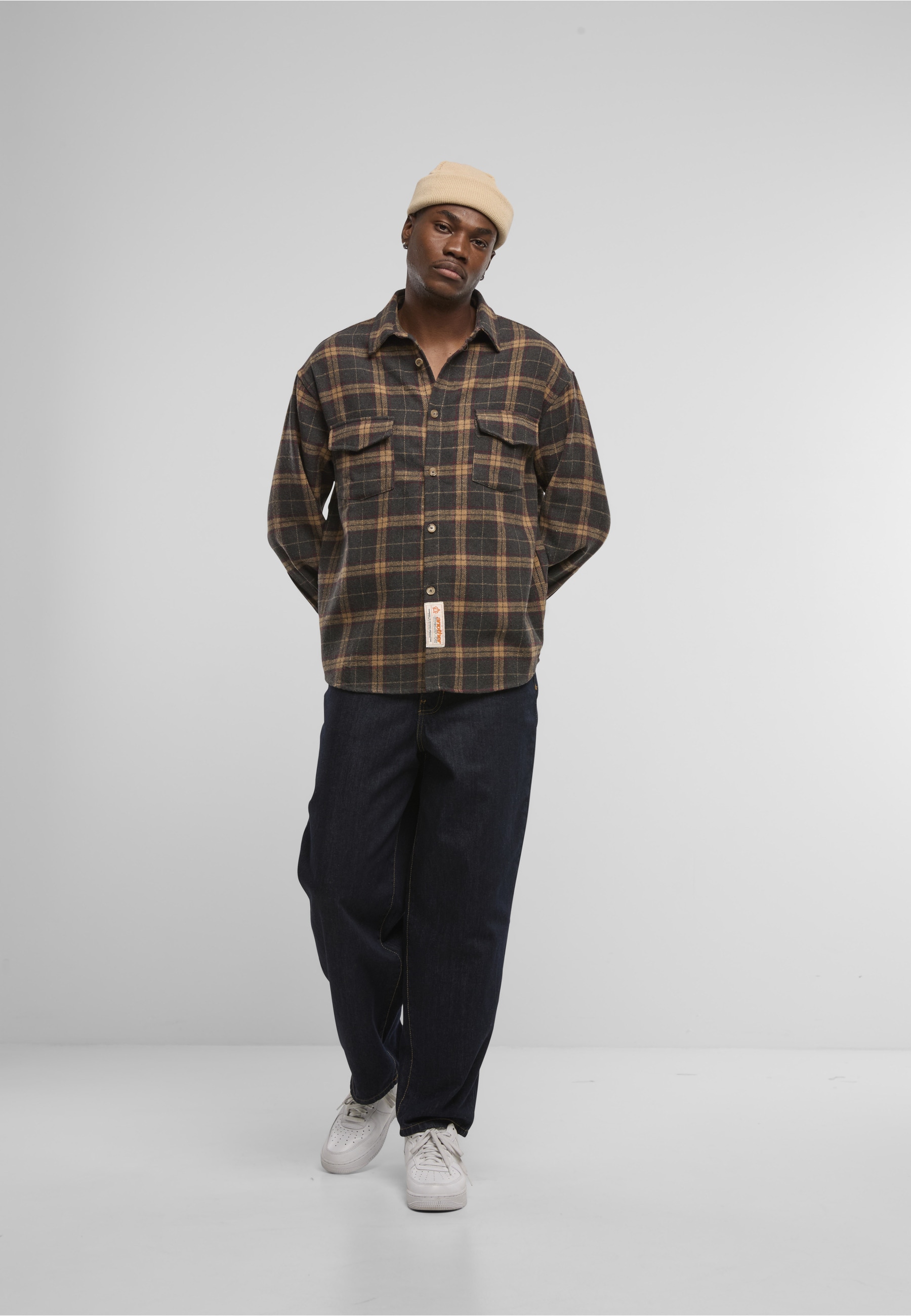 Another Cotton Lab Kurzarmshirt »Another Cotton Lab Another Flanell Shirt« 1
