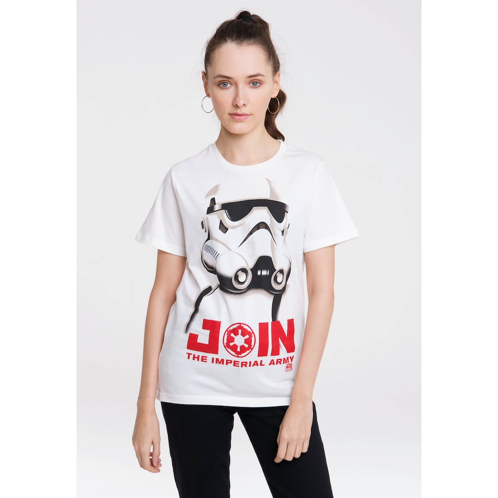 LOGOSHIRT T-Shirt »Stormtrooper - Join The Imperial Army«