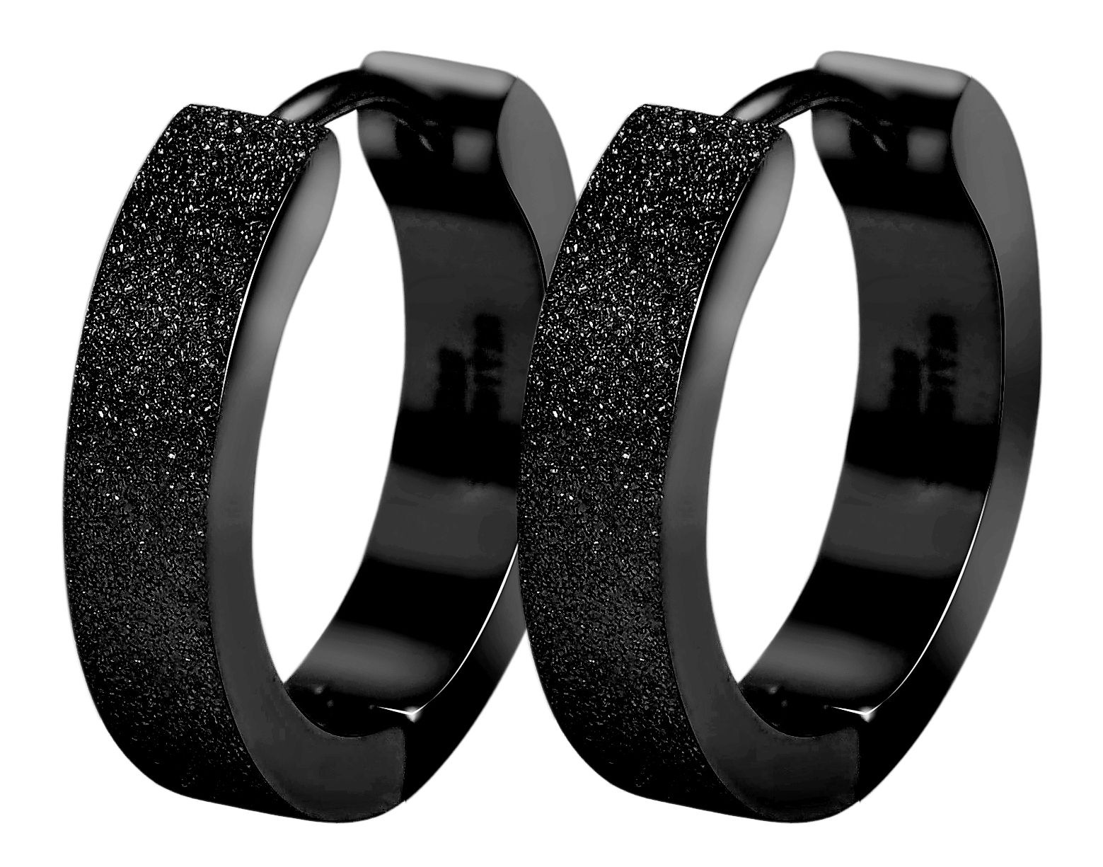 Adelia´s Klappcreolen »Damen Ohrringe – Klappcreole aus Edelstahl« Ideal als Geschenk – dezent und elegant