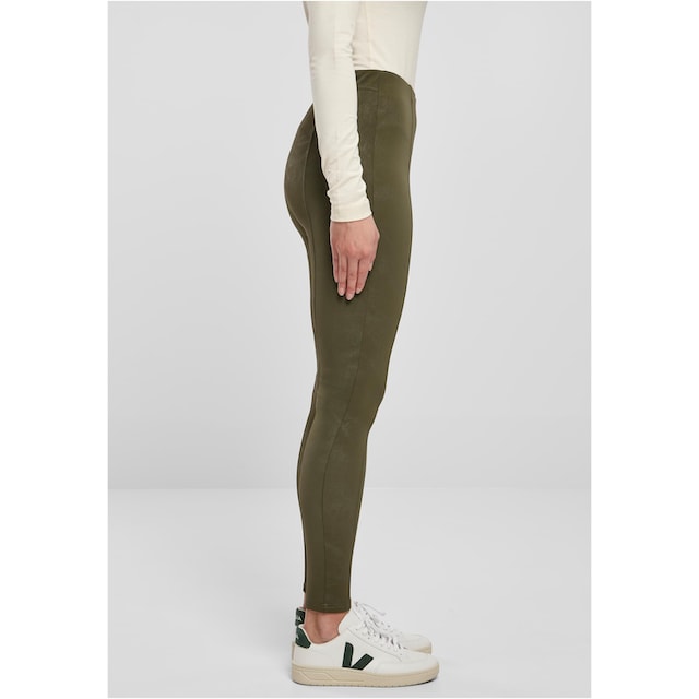 URBAN CLASSICS Leggings »Damen Ladies Washed Faux Leather Pants«, (1 tlg.)  für bestellen | BAUR