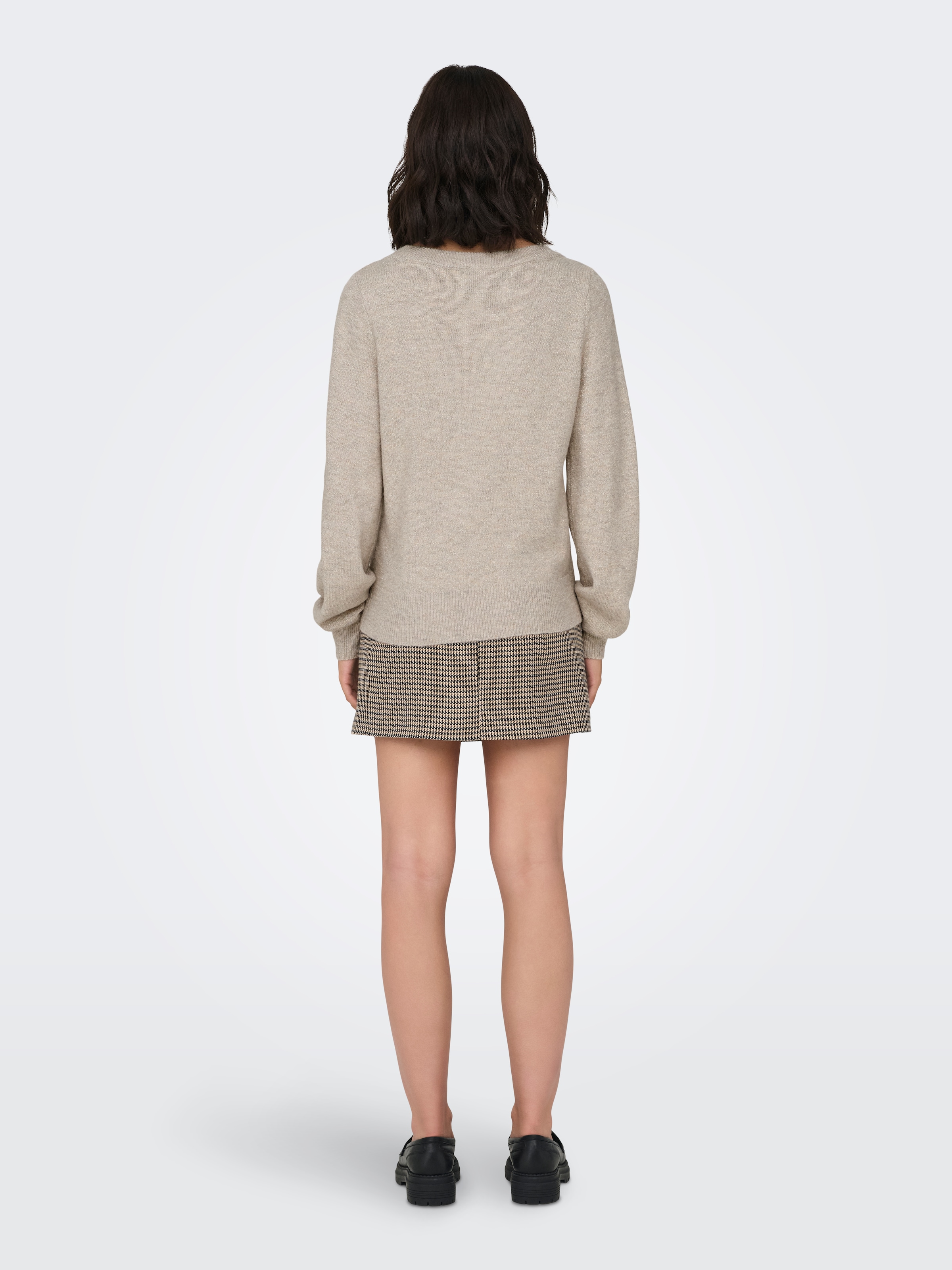 JDY Strickpullover »JDYRUE GLITTER L/S BOAT PULLOVE KNT NOOS«, mit Glitzer-Effekt