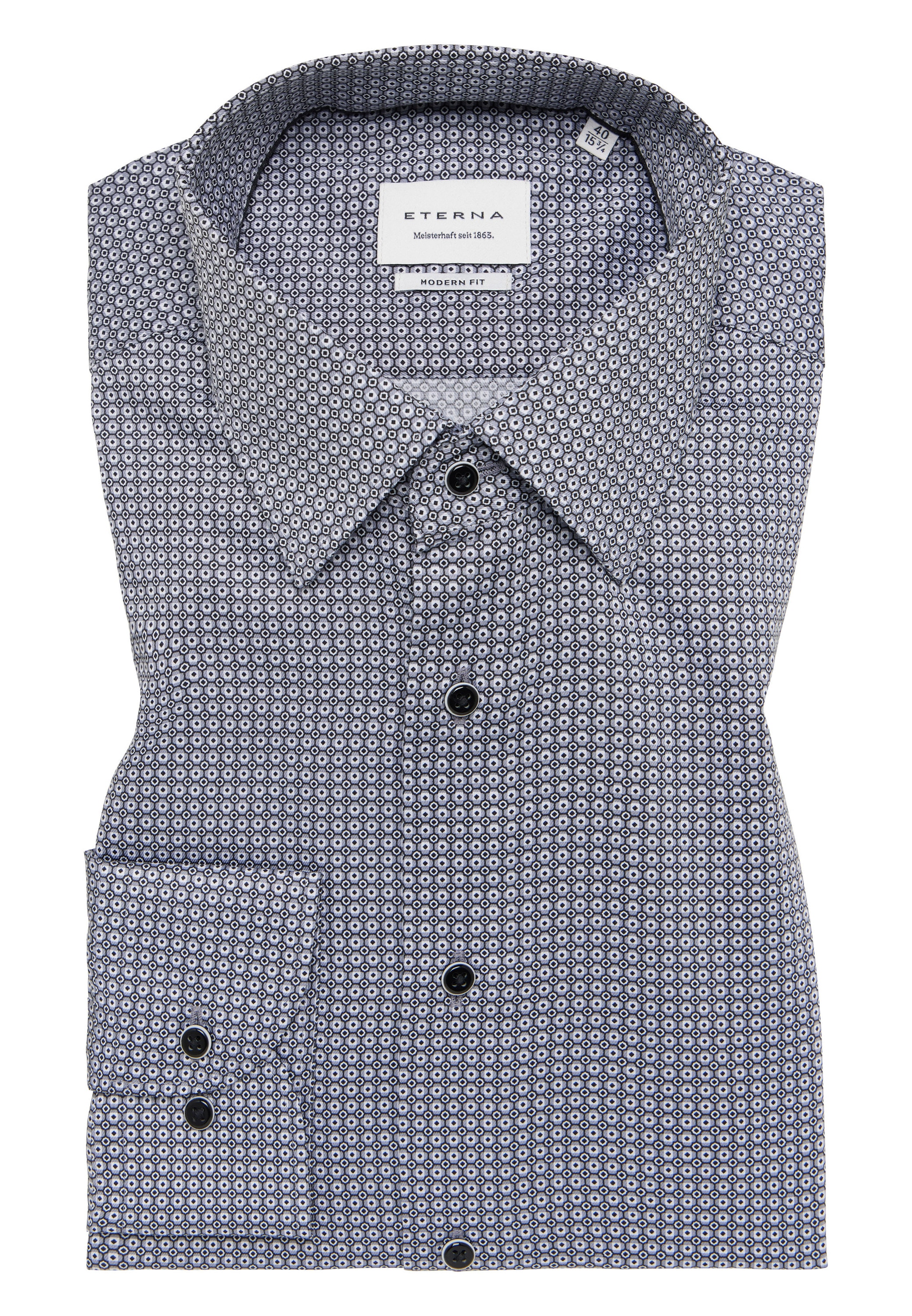 Eterna Langarmhemd »MODERN FIT«, NON IRON (bügelfrei)