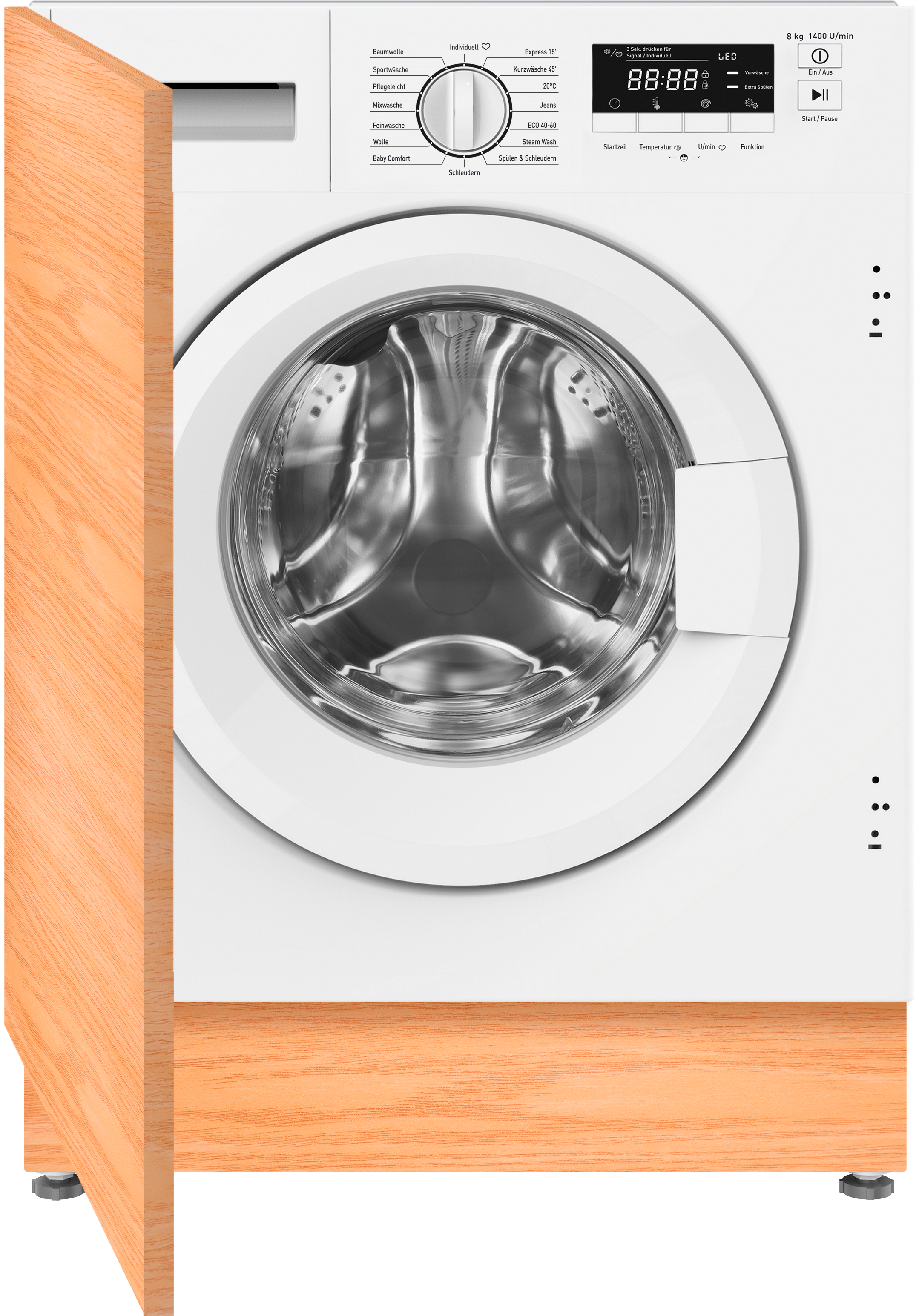 Amica Einbauwaschmaschine "EWA 34660 W" 8 1400 günstig online kaufen