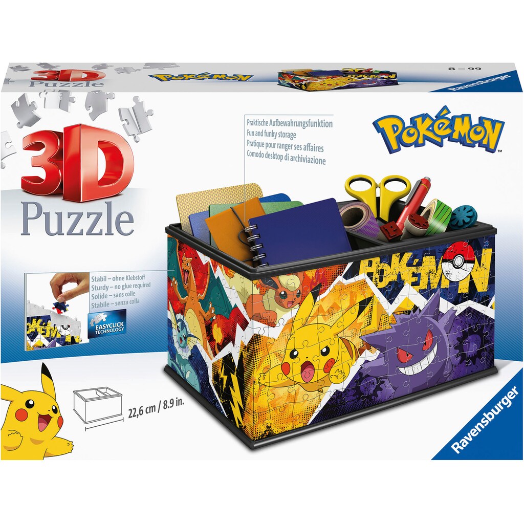 Ravensburger 3D-Puzzle »Aufbewahrungsbox Pokémon«