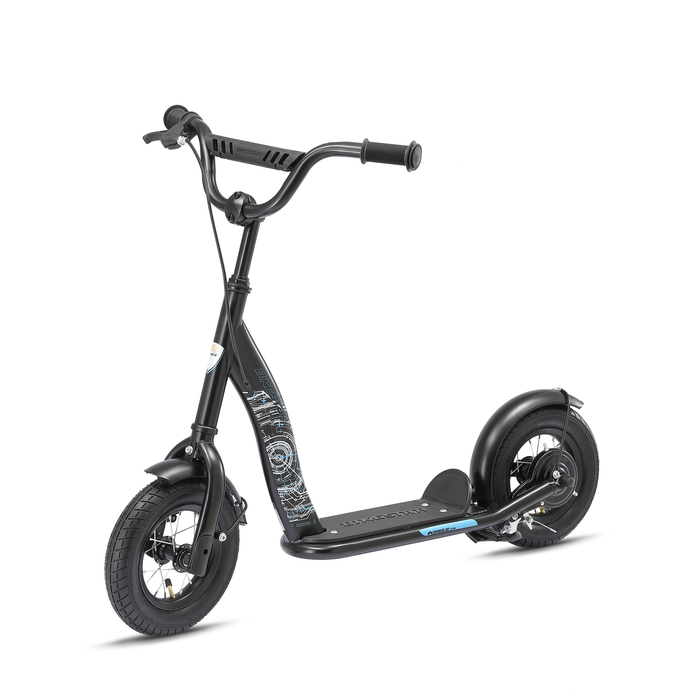 BIKESTAR Scooter, B:50cm L:95cm, schwarz, Roller