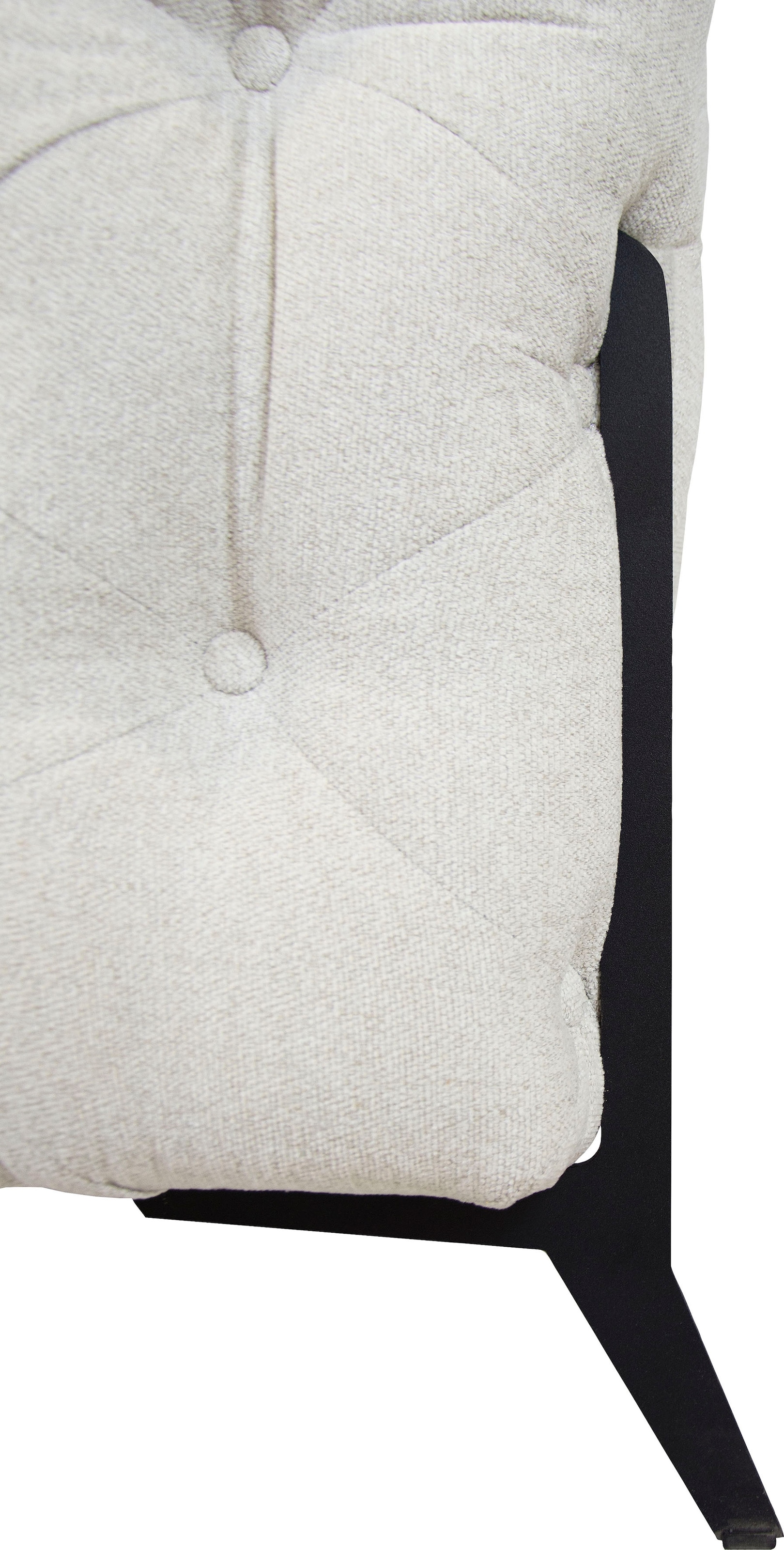 Leonique Chesterfield-Sofa »Amaury L-Form«, Chesterfield-Optik, Breite/Tiefe je 262 cm, Fußfarbe wählbar
