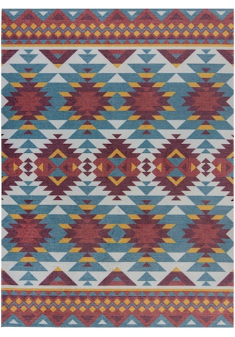 FLAIR RUGS Kilimas »KOLE AZTEC« rechteckig fußbod...