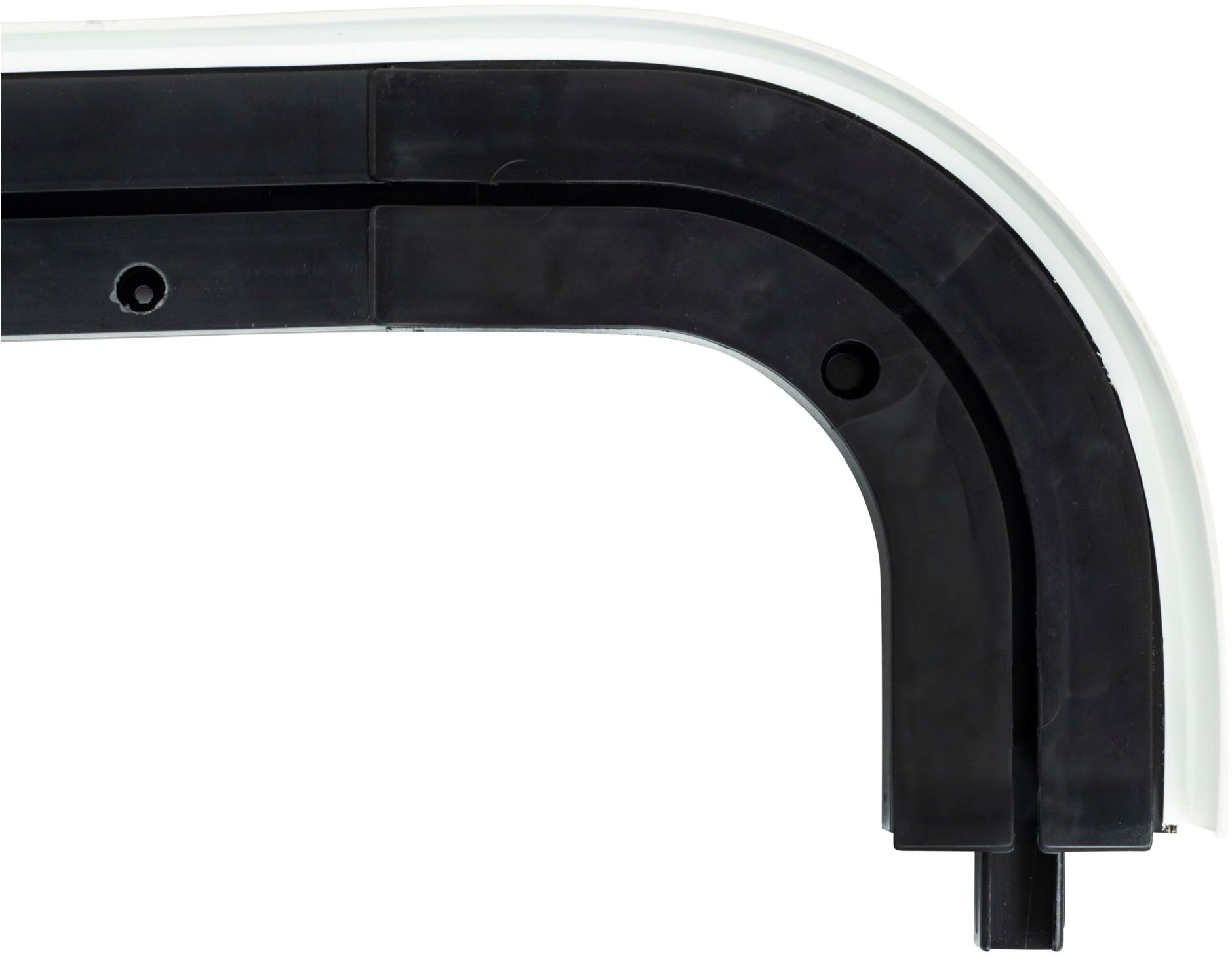 SN DECO GROUP Gardinenschiene »SH1 mit Blende 7,5 cm«, 1 läufig-läufig, Fixmaß, mit Blende 7,5 cm