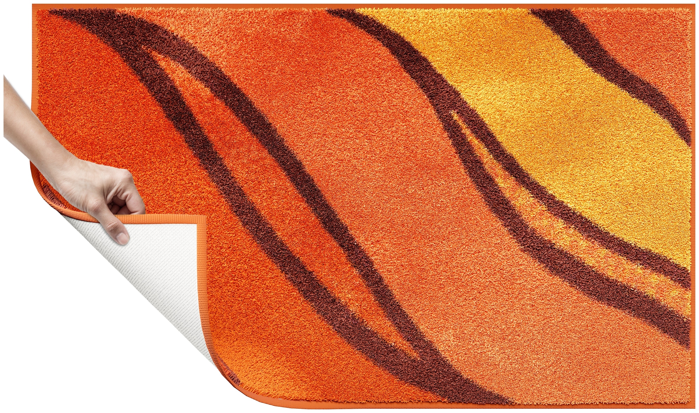 Grund Badematte »Belize, Badvorleger, Badezimmer Teppich, sehr weich« Höhe 20 mm rutschhemmend beschichtet fußbodenheizungsgeeignet | schnell trocknend weiche Haptik, auch als 3 teiliges Set erhältlich, Made in Europe