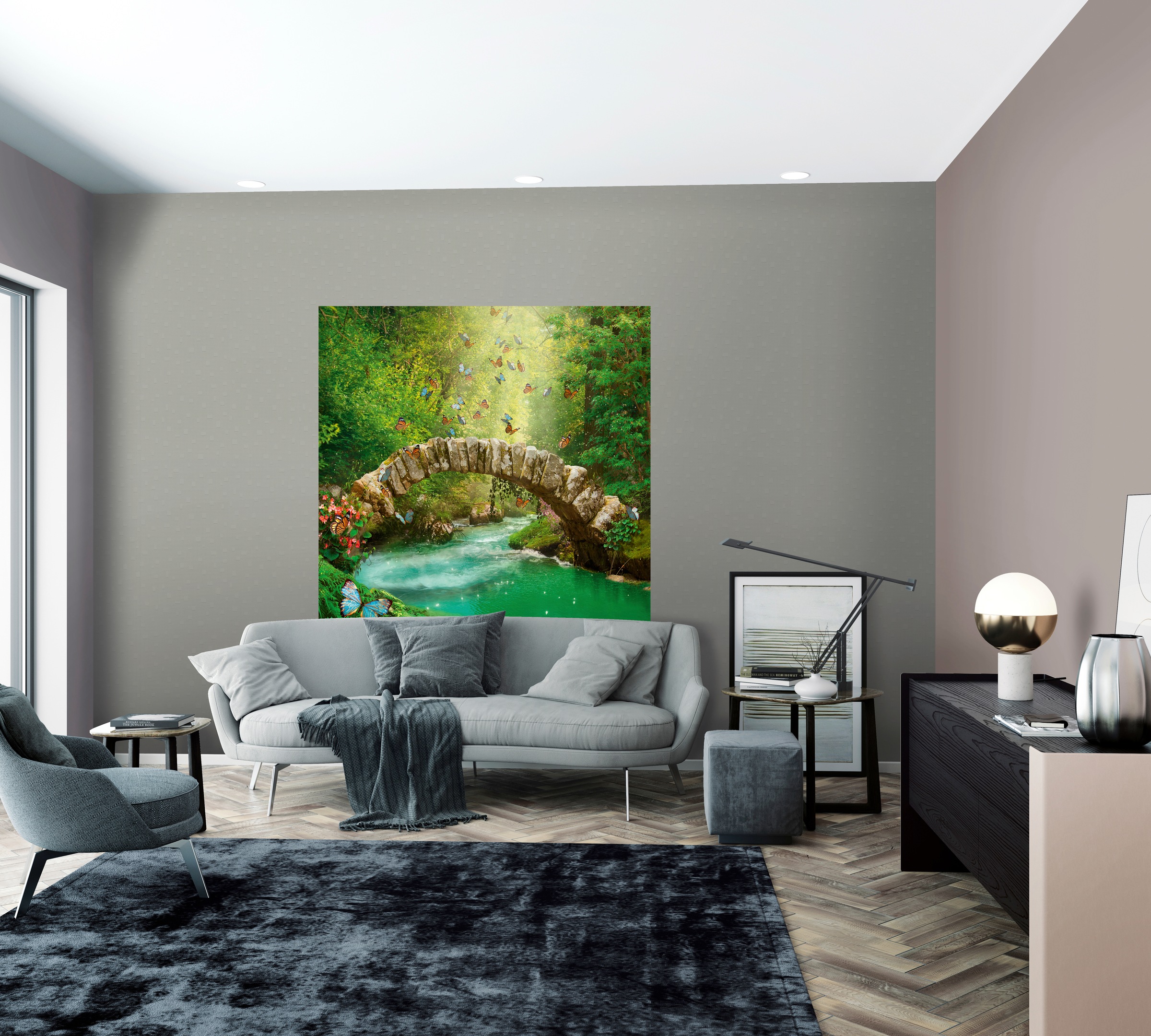 Glööckler Fototapete 3D-Optik  botanisch  tropisch Dschungeloptik, moderne günstig online kaufen