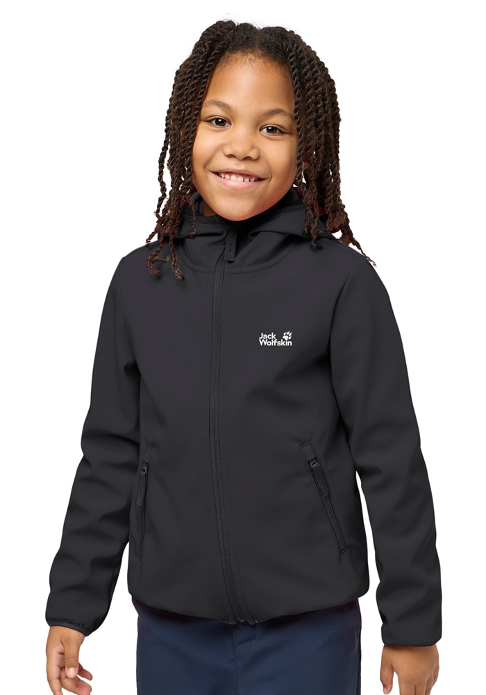 Jack Wolfskin Softshelljacke »FOURWINDS JACKET KIDS«, mit Kapuze