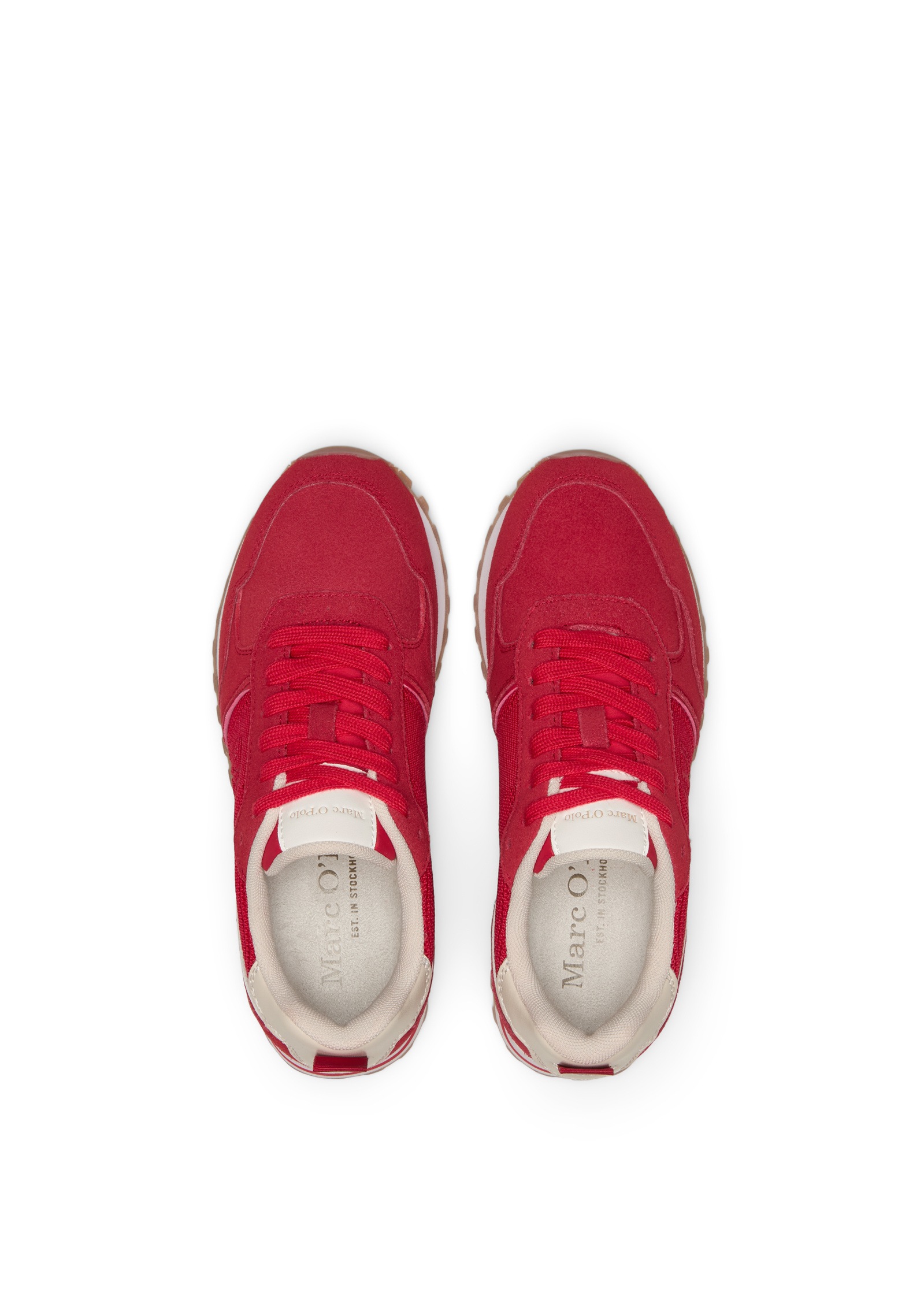Marc O'Polo Sneaker »aus Veloursleder und Mesh«