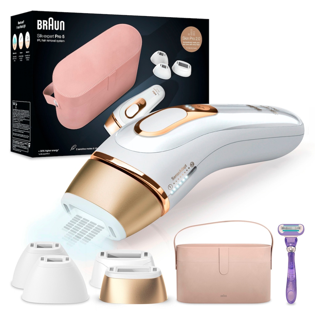 Braun IPL-Haarentferner »Silk-expert Pro 5 PL5347«, 400.000 Lichtimpulse