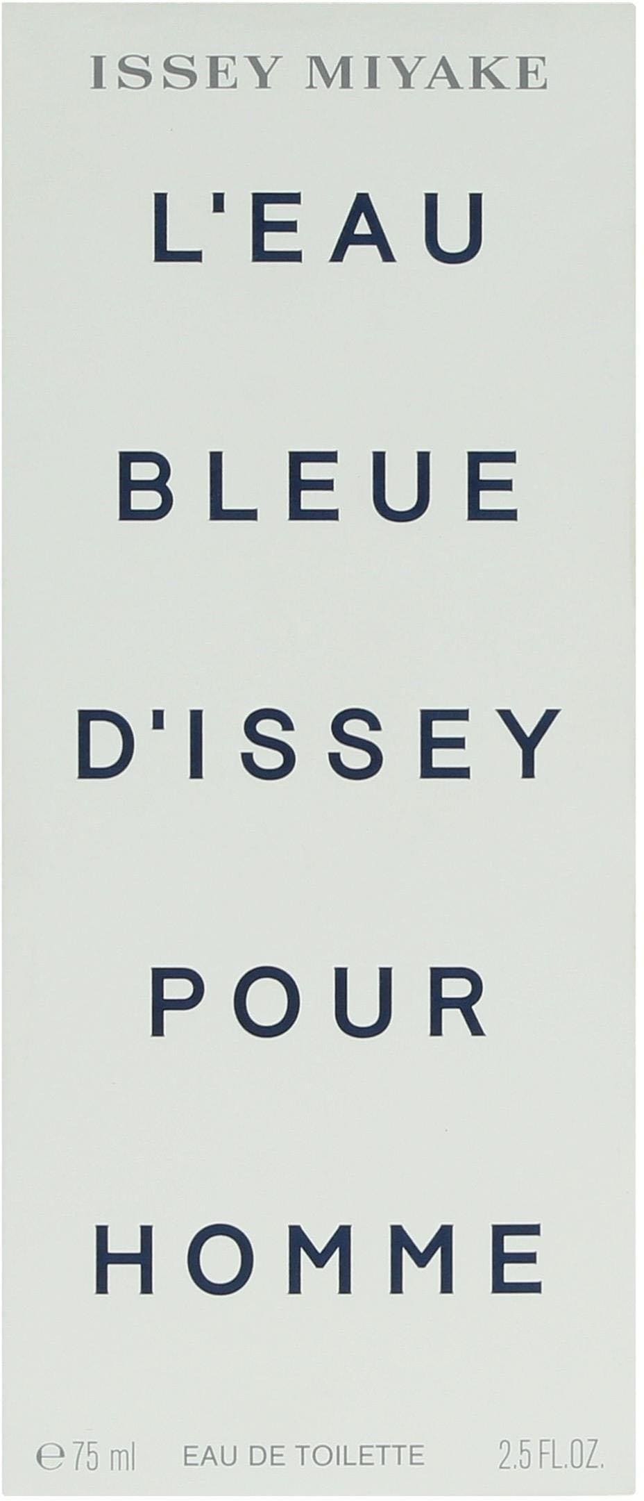 Issey Miyake Eau de Toilette »L'Eau Bleue D'Issey Pour Homme«, mit dem Zusammentreffen von Rosmarin und Patchoul