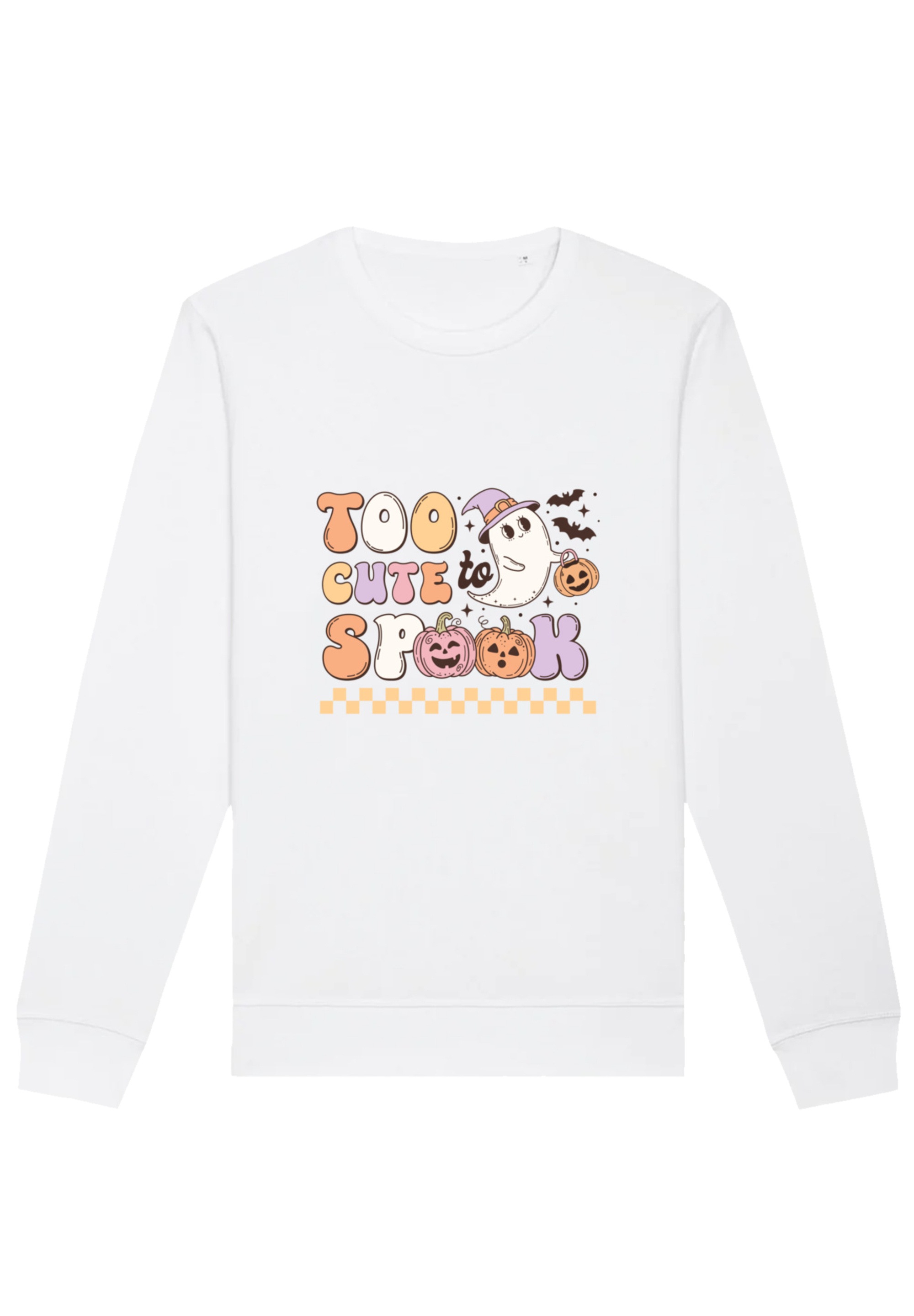 F4NT4STIC Sweatshirt "Retro Halloween Too Cute To Spook", Premium Qualität günstig online kaufen