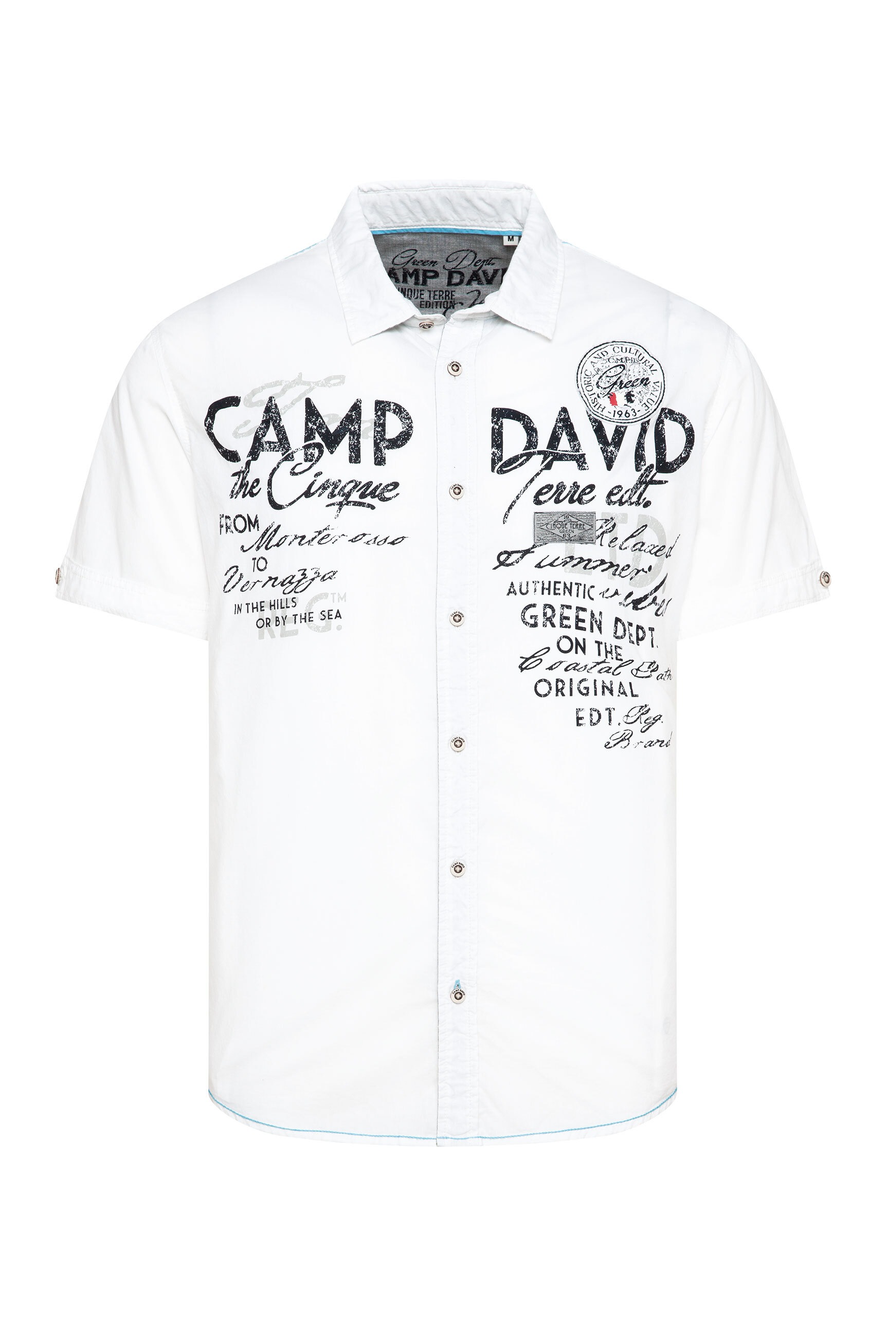 CAMP DAVID Kurzarmhemd, mit Kentkragen günstig online kaufen