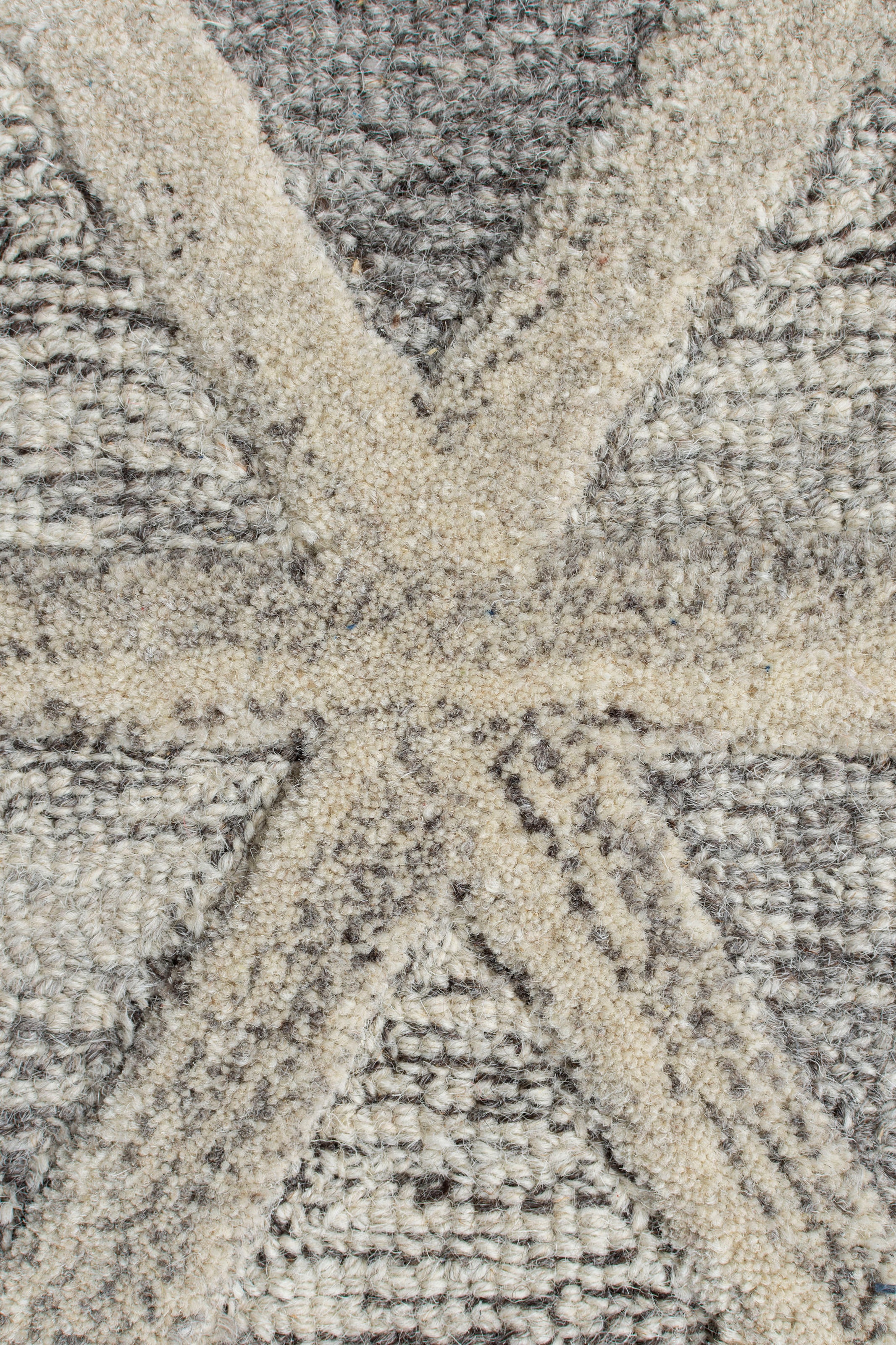 FLAIR RUGS Wollteppich »River«, rechteckig, 10 mm Höhe, fußbodenheizungsgeeignet, 100% Wolle, geometrisches Muster