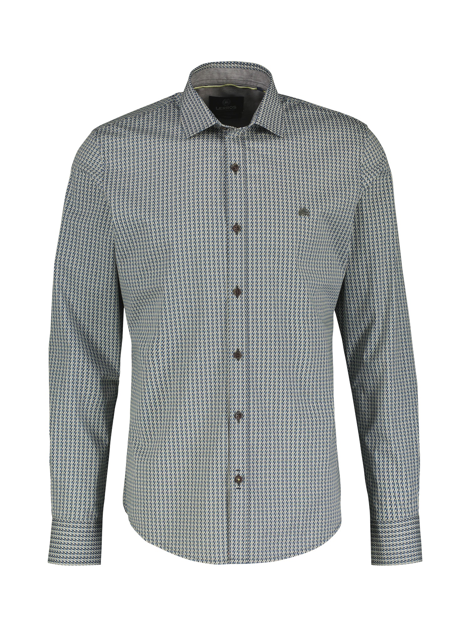 LERROS Langarmhemd "LERROS Herren Langarmhemd in Poplin-Stretchqualität" günstig online kaufen